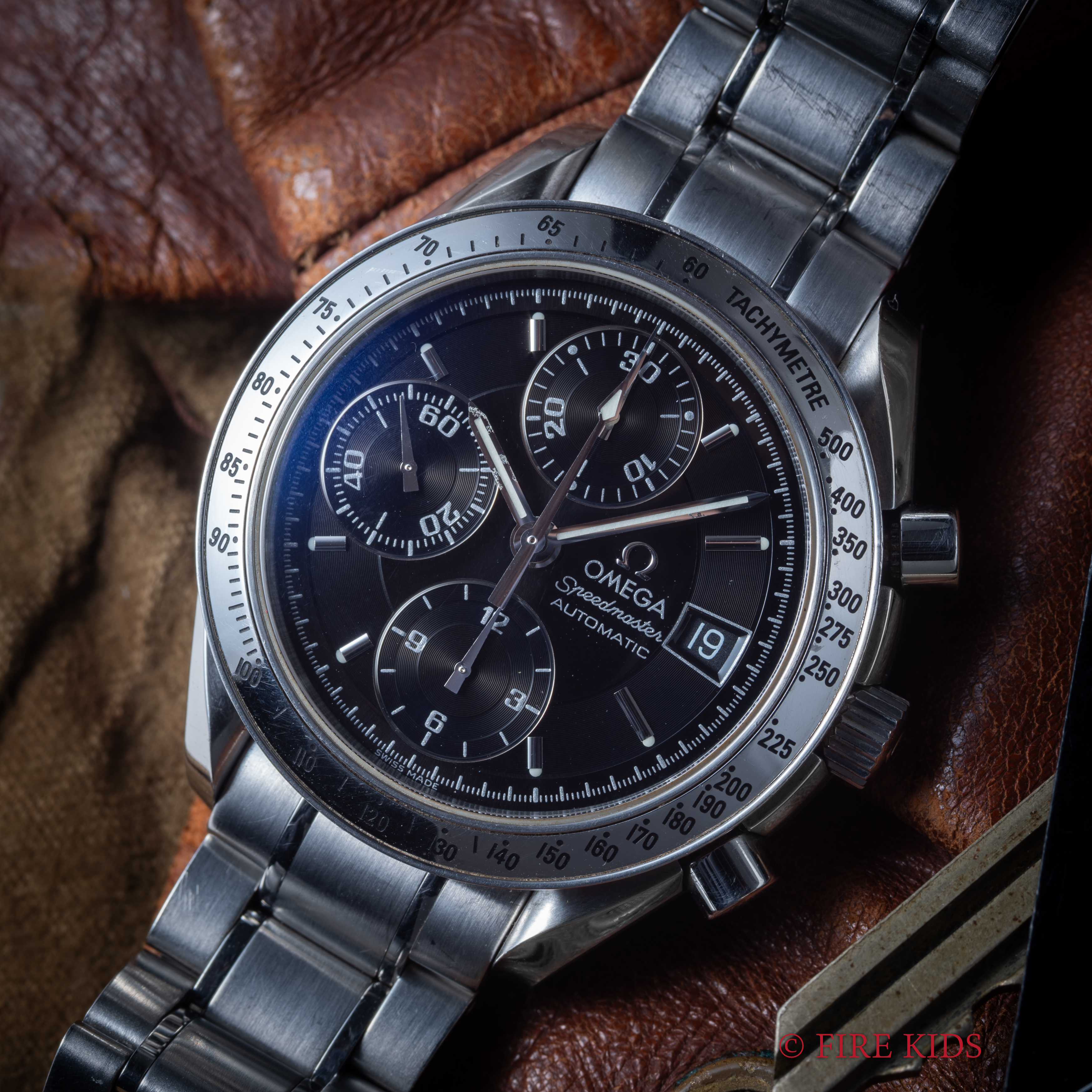 オメガ スピードマスター オートマチック Ref.175.0083 ブラック 1998年製 純正ブレス