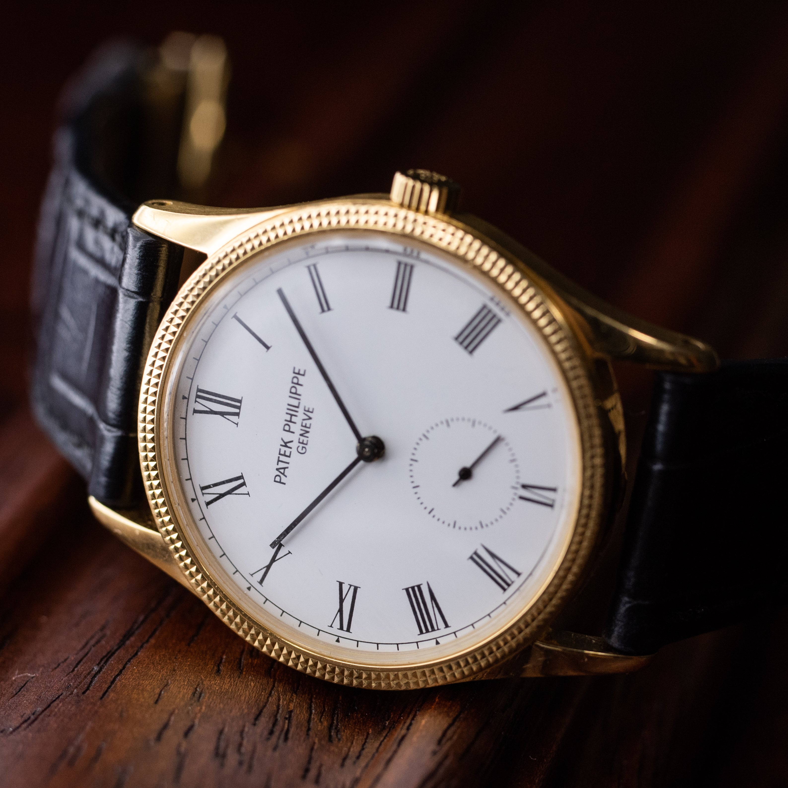 パテック・フィリップ カラトラバ Ref.3796DR 18KRG 1980年代後半製