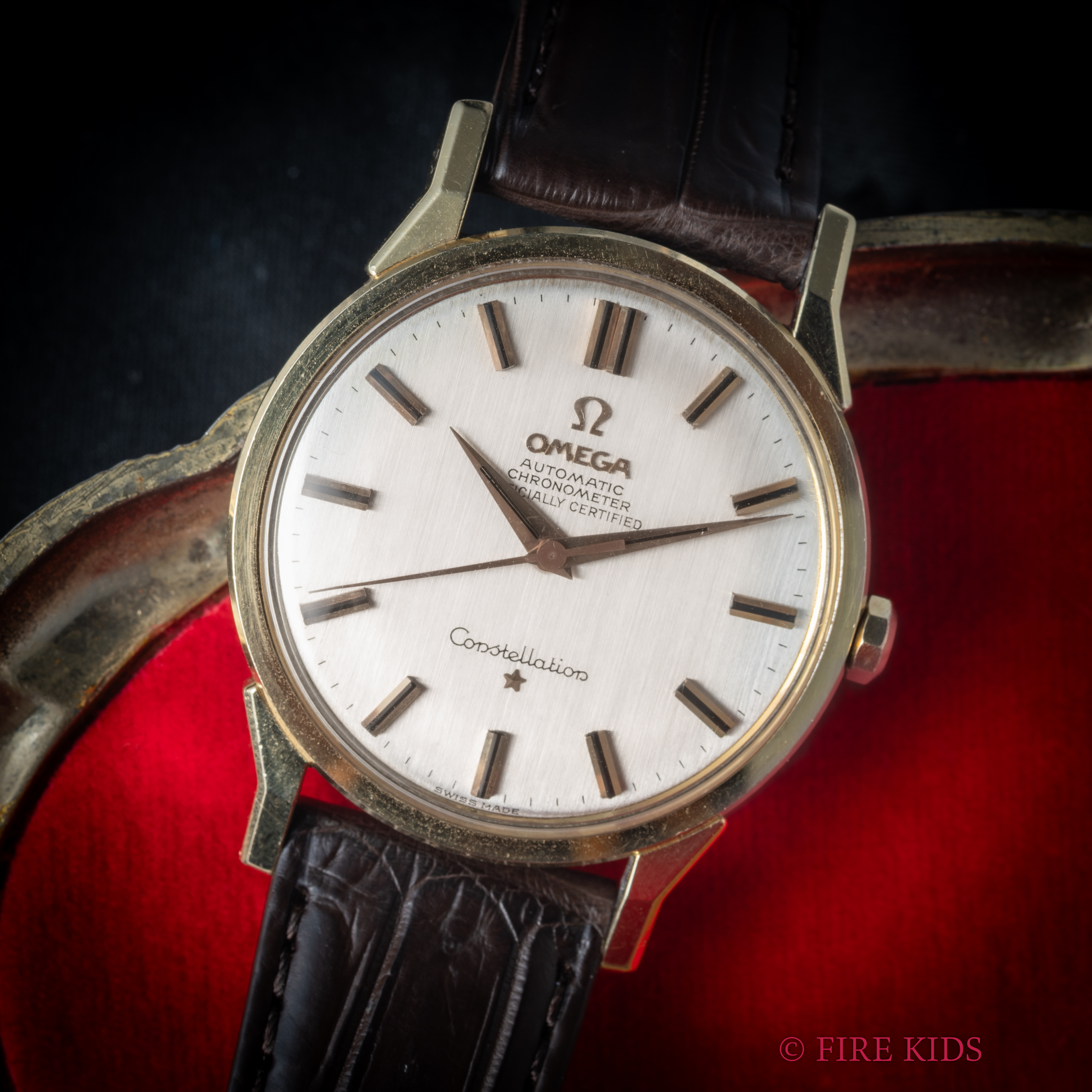 オメガ コンステレーション 1963年製 Ref.167.005 Cal.551 自動巻クロノメータートップゴールド