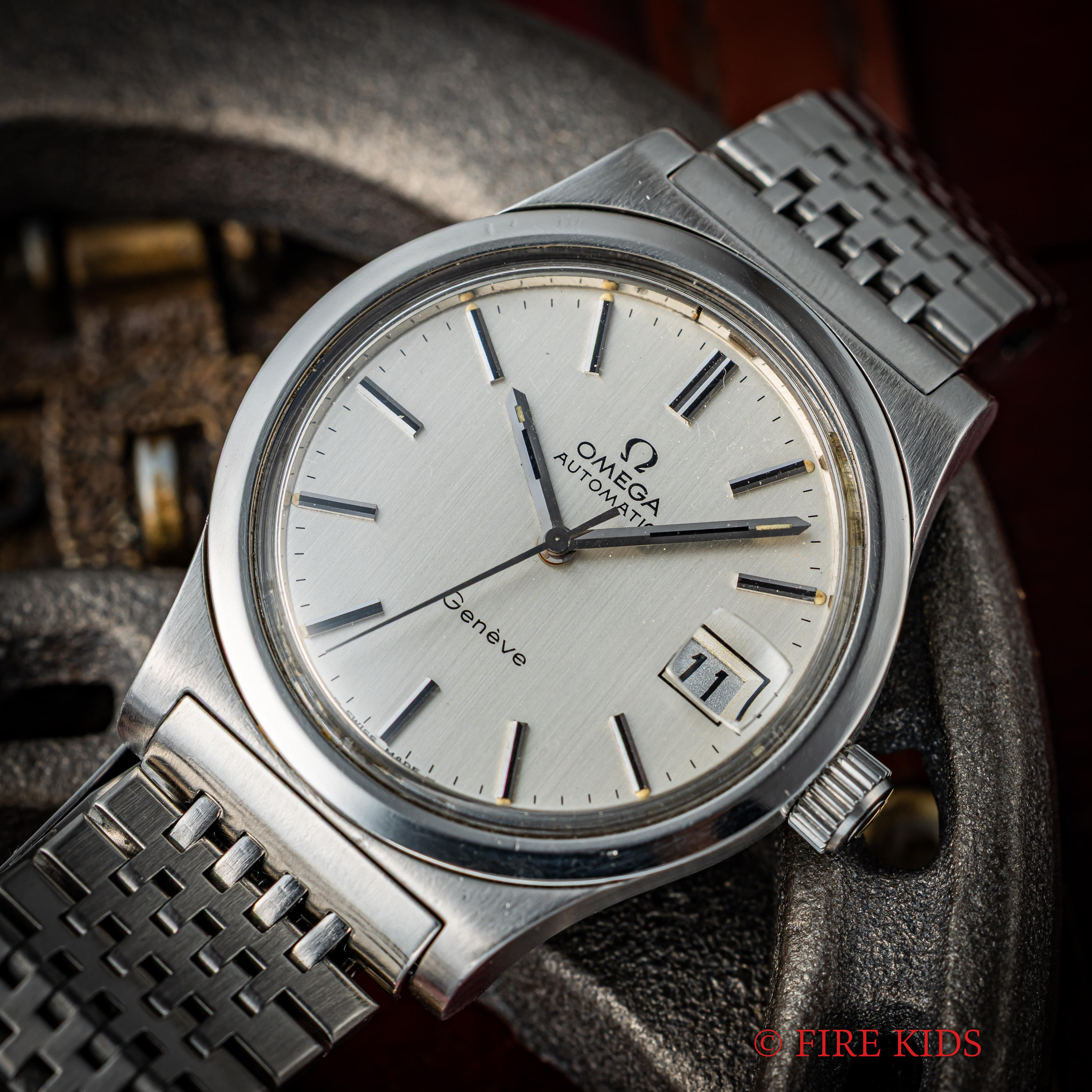 オメガ ジュネーブ Ref.166.0168 1973年製 自動巻き 純正ブレス