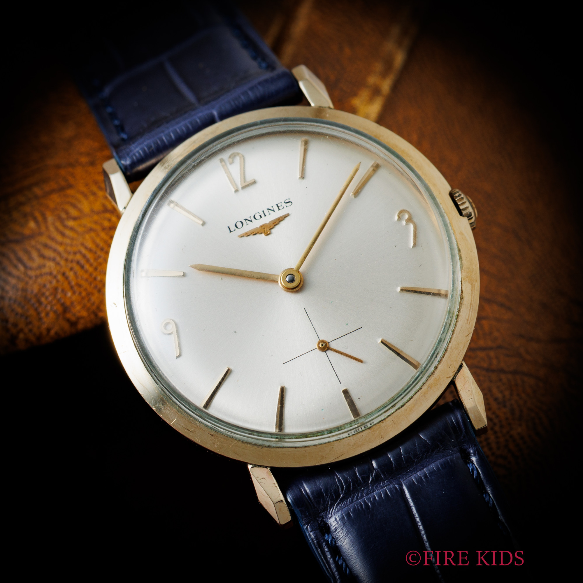 ロンジン ラウンドケース 手巻き Cal.370 Ref.2532-370 10金張り スモールセコンド ノンデイト