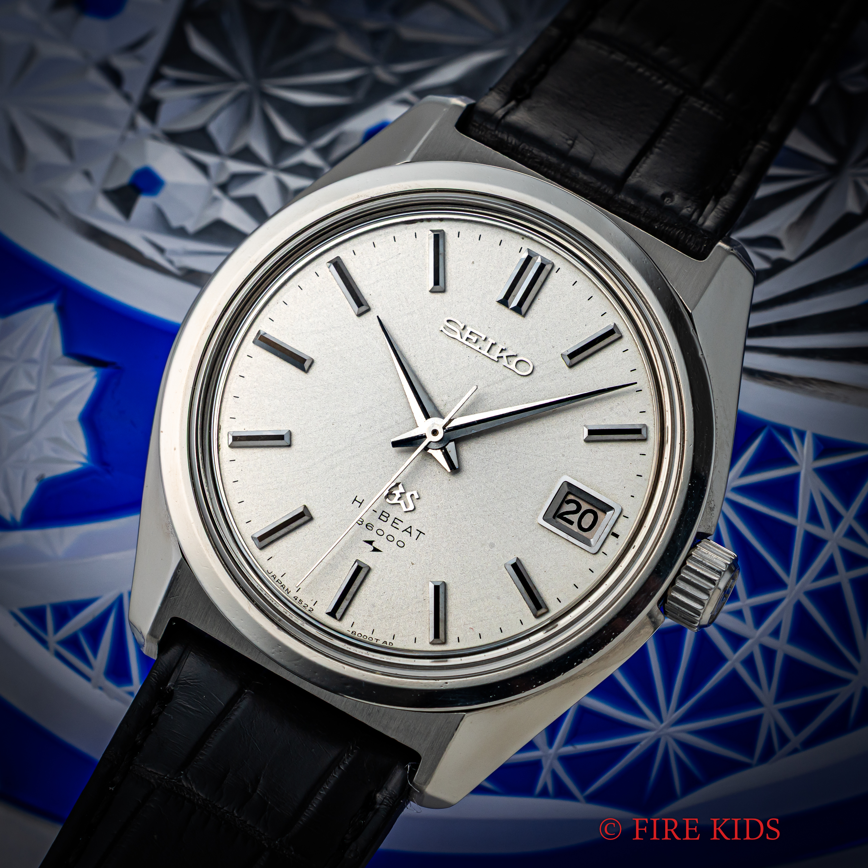 グランドセイコー1968年製 10振動手巻き 45GS Ref.4522-8000 ハイビート セイコースタイルケース 別作スケルトン裏蓋