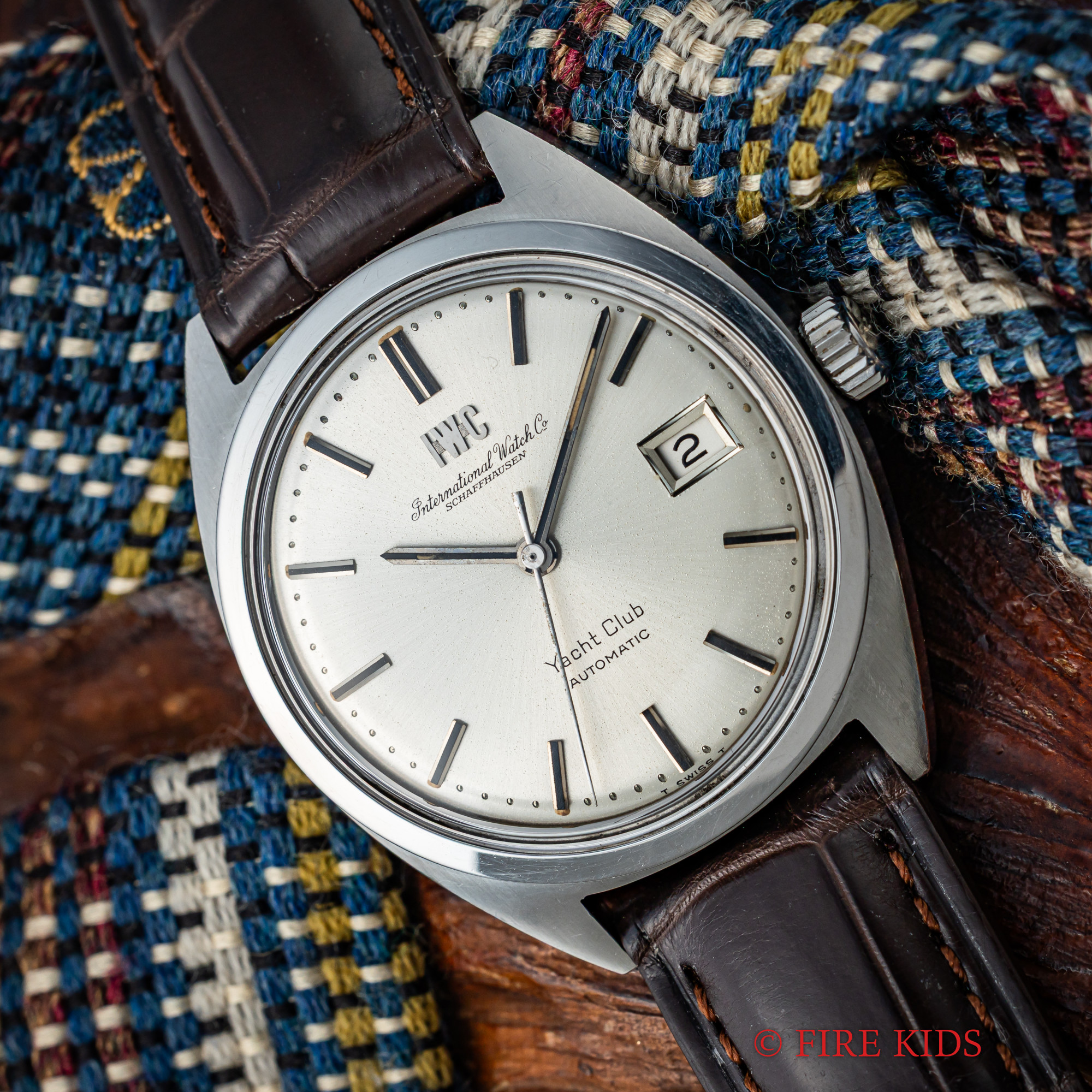 IWC ヨットクラブ 1971年製 Ref.R811AD ペラトン式自動巻 Cal.8541 シルバーダイヤル