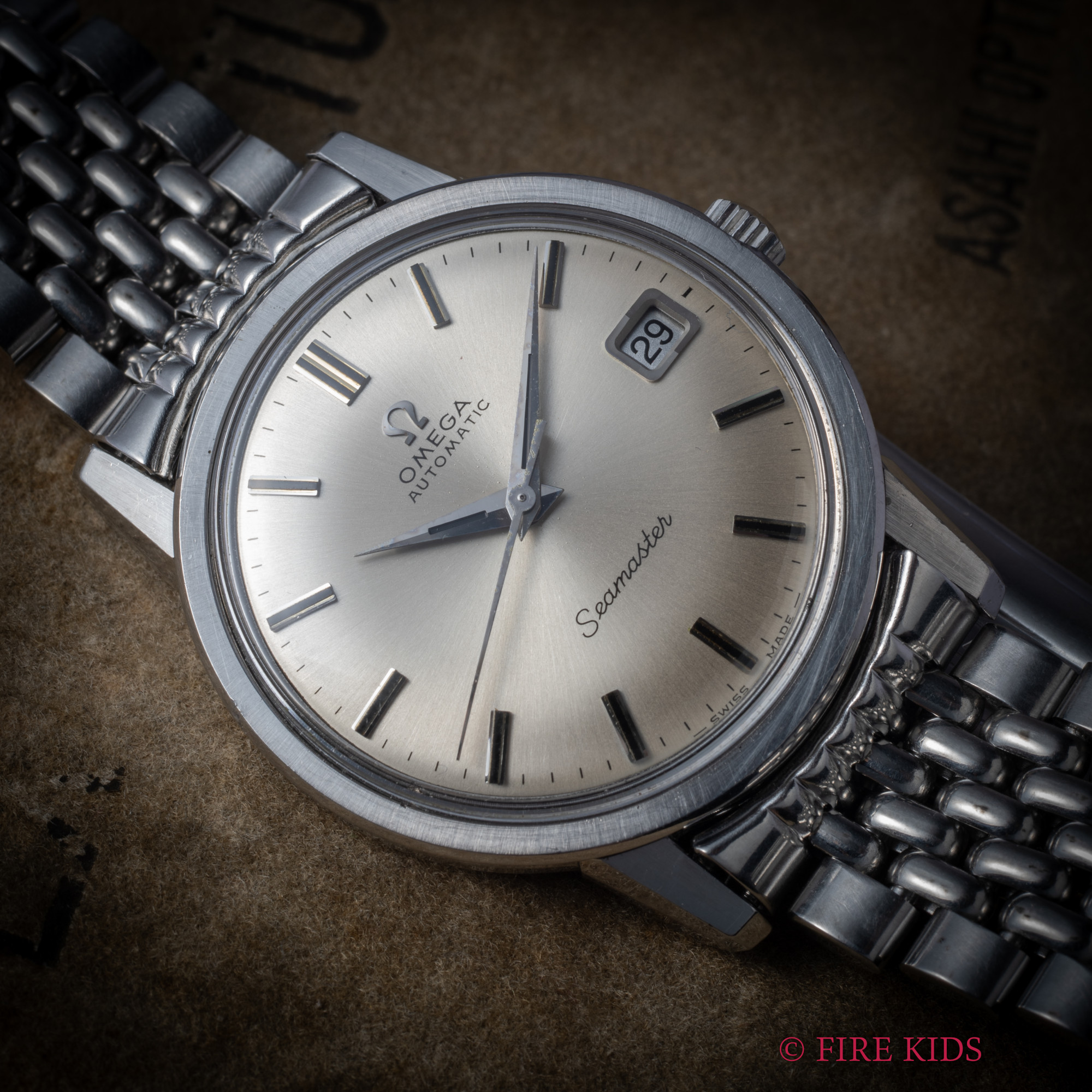 オメガ OMEGA シーマスター 1969年製 Cal.565 純正ブレス付き