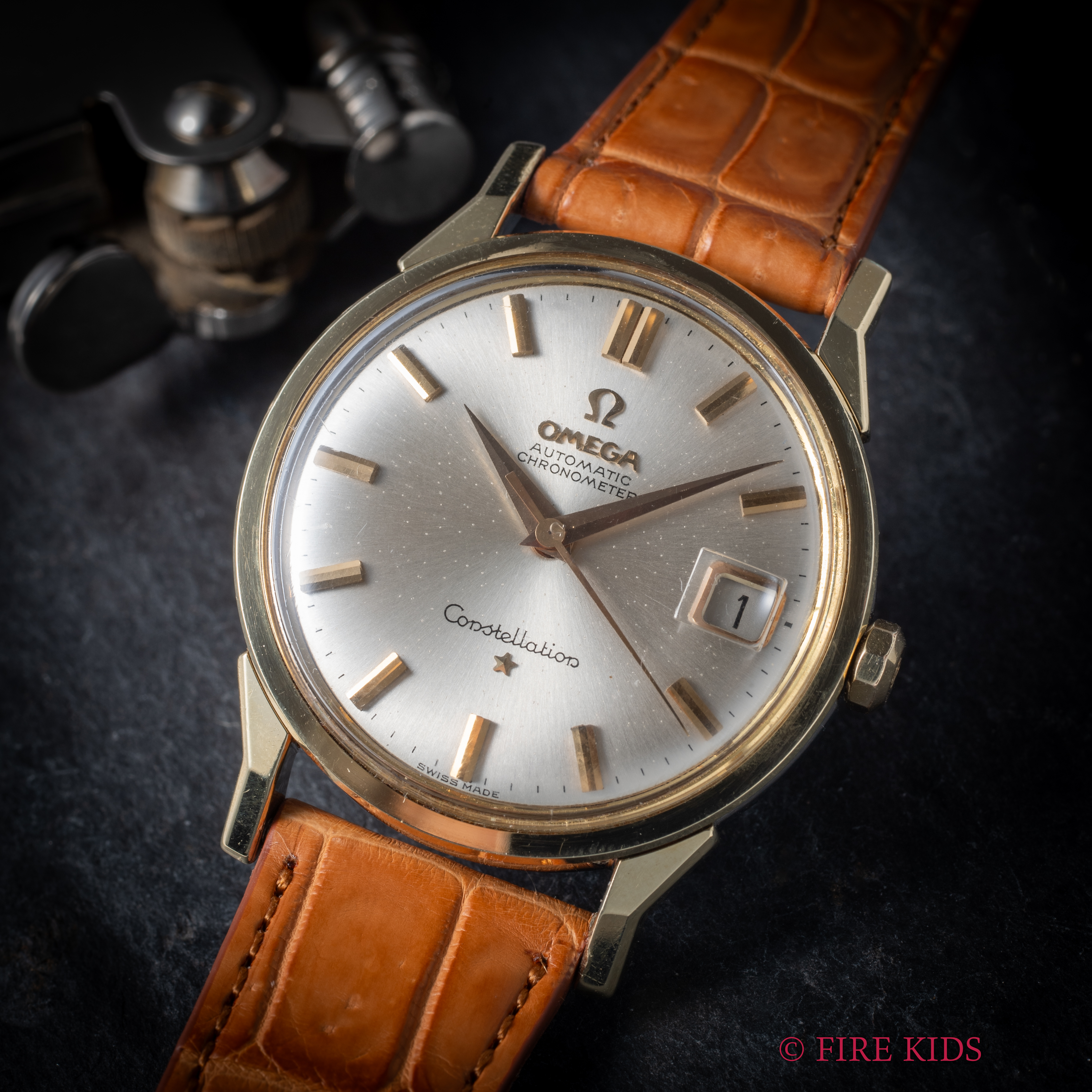 オメガ　コンステレーション　トップゴールド　1962年製　Ref.168.005　Cal.561