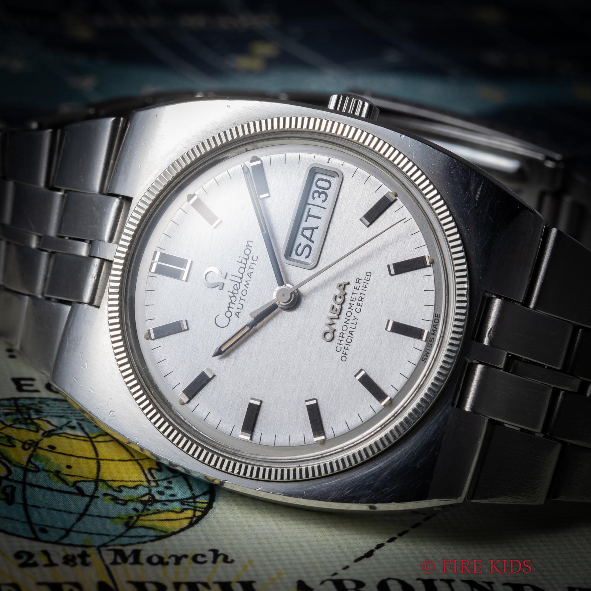 オメガ OMEGA コンステレーション インテグレート 1970年製 自動巻 一体型純正ブレス Ref.168.045 Cal.751