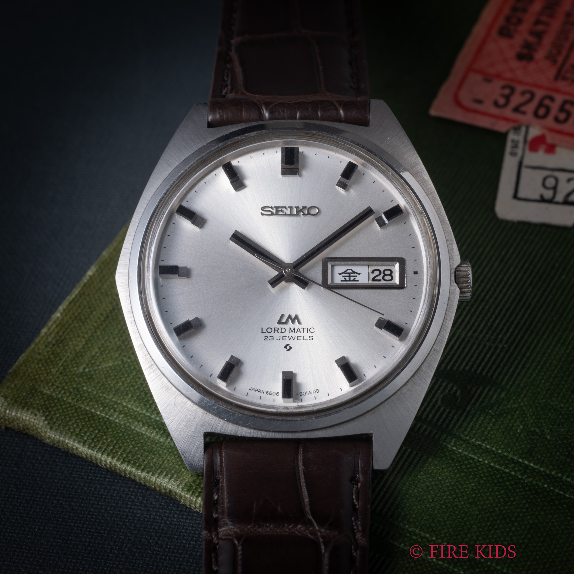 セイコー ロードマチック LM シルバーダイヤル 1968年製 デイデイト 漢字デイト Ref.5606-9000
