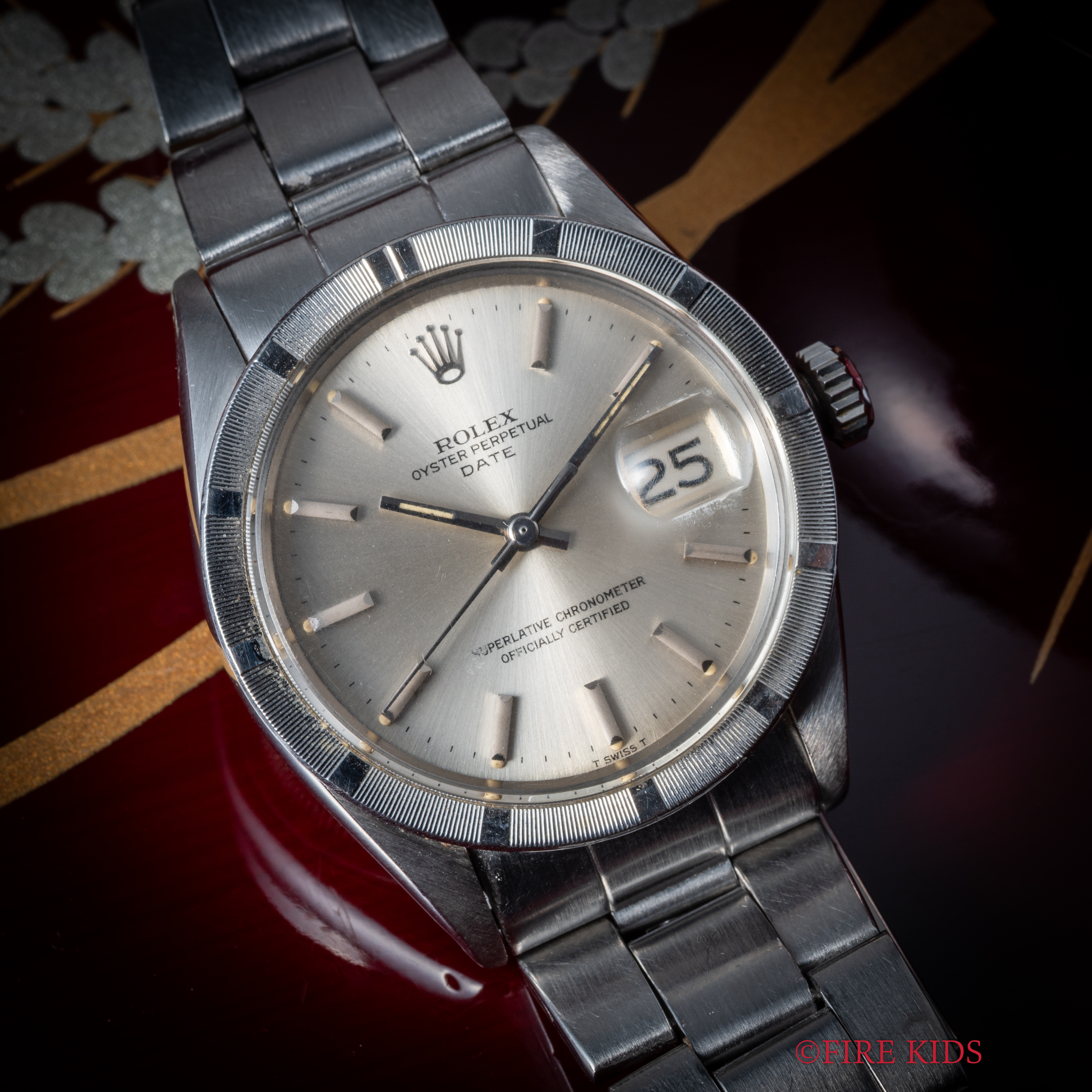 ロレックス　オイスターパーペチュアルデイト　1971年製　Ref.1501 Cal.1570　ギャラ、クロノメーター証明書