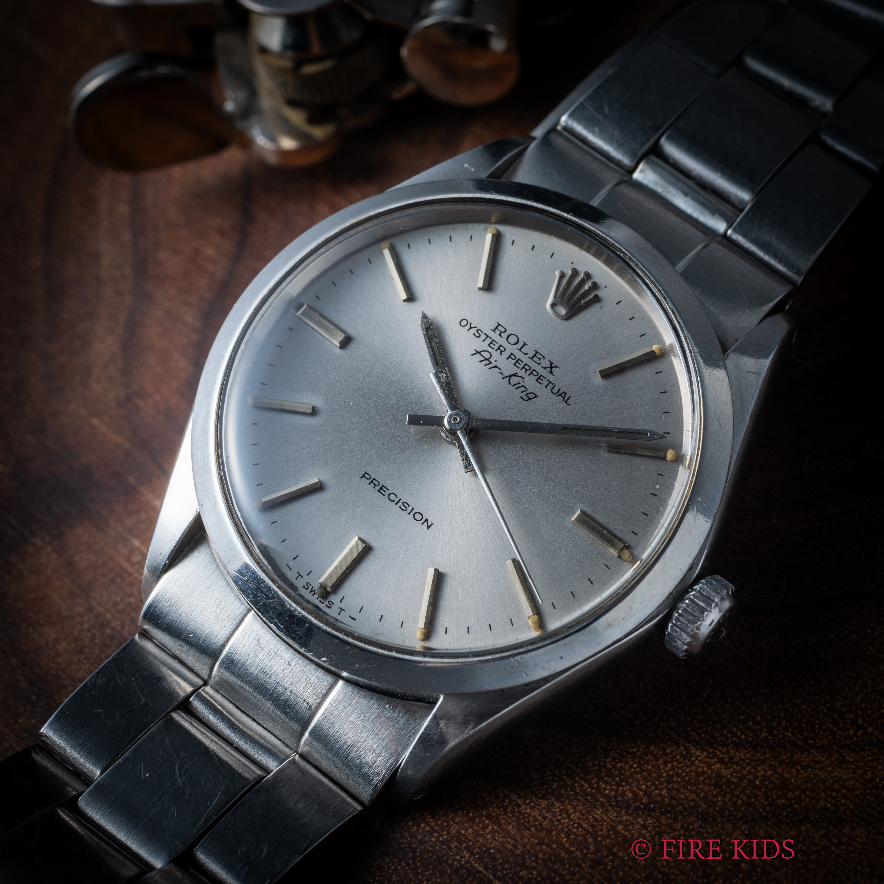 ロレックス　エアキング　シルバーダイヤル　1969年製　Ref.5500 Cal.1520　