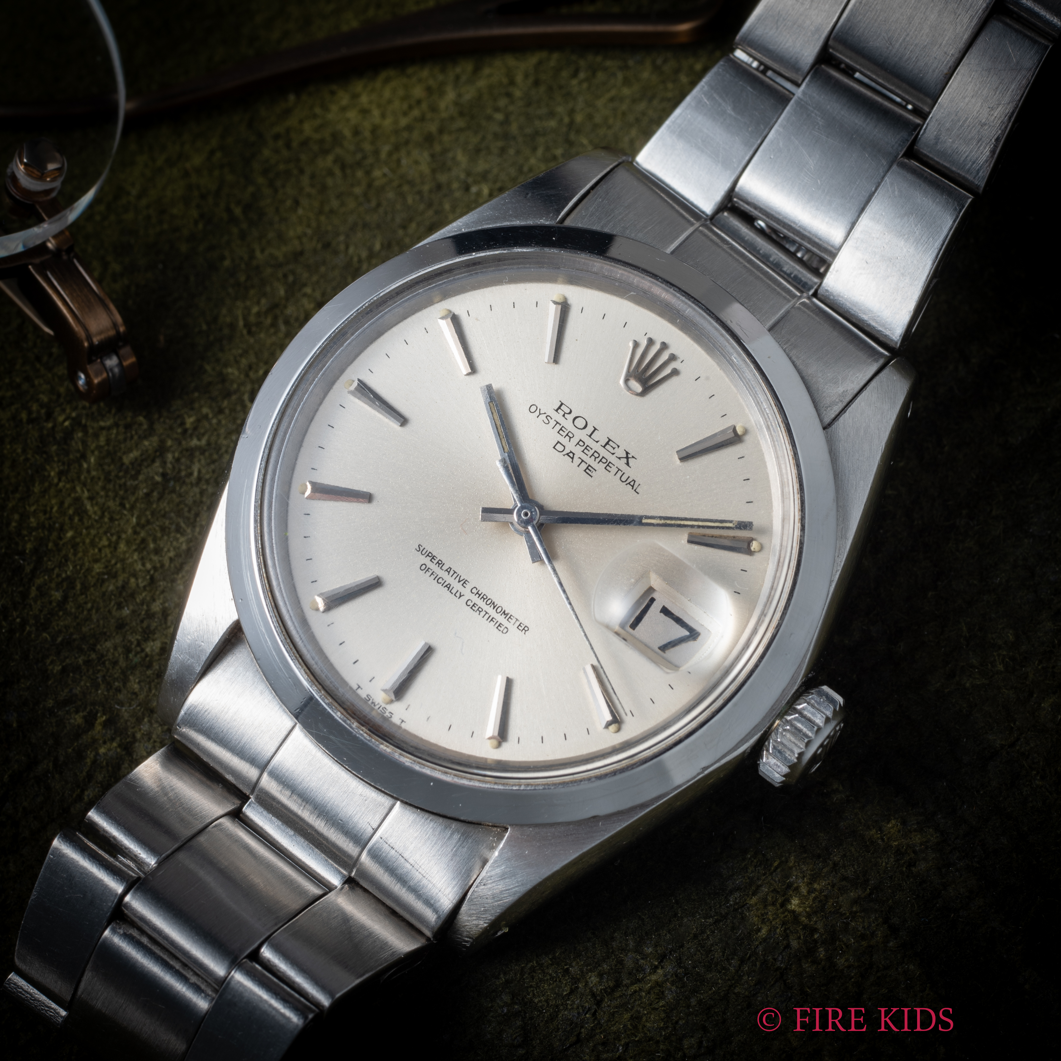 ロレックス オイスターパーペチュアルデイト 1969年製 Ref.1500 Cal.1570