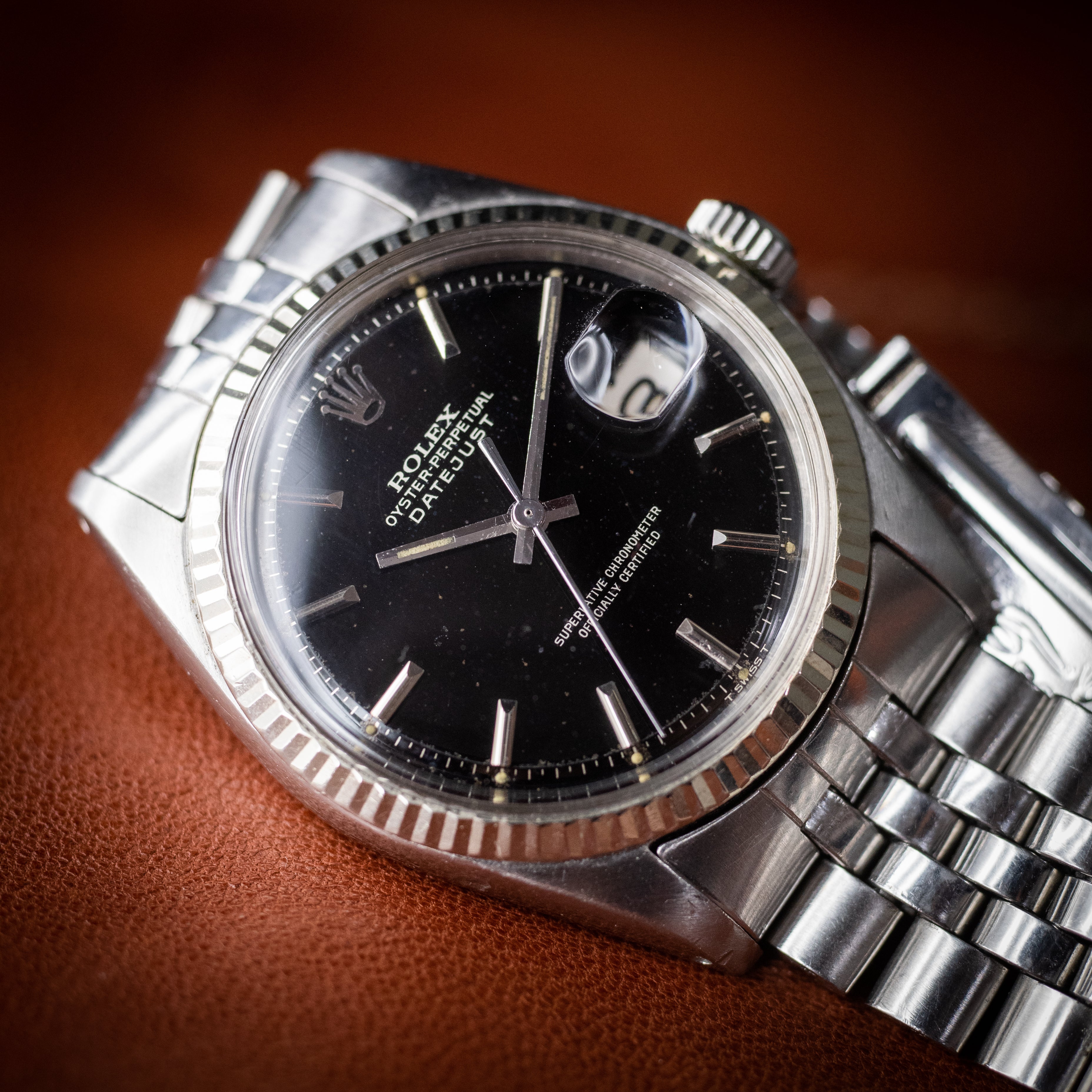 ロレックス デイトジャスト1970年製/昭和45年製  ブラックミラーダイヤル Ref.1601