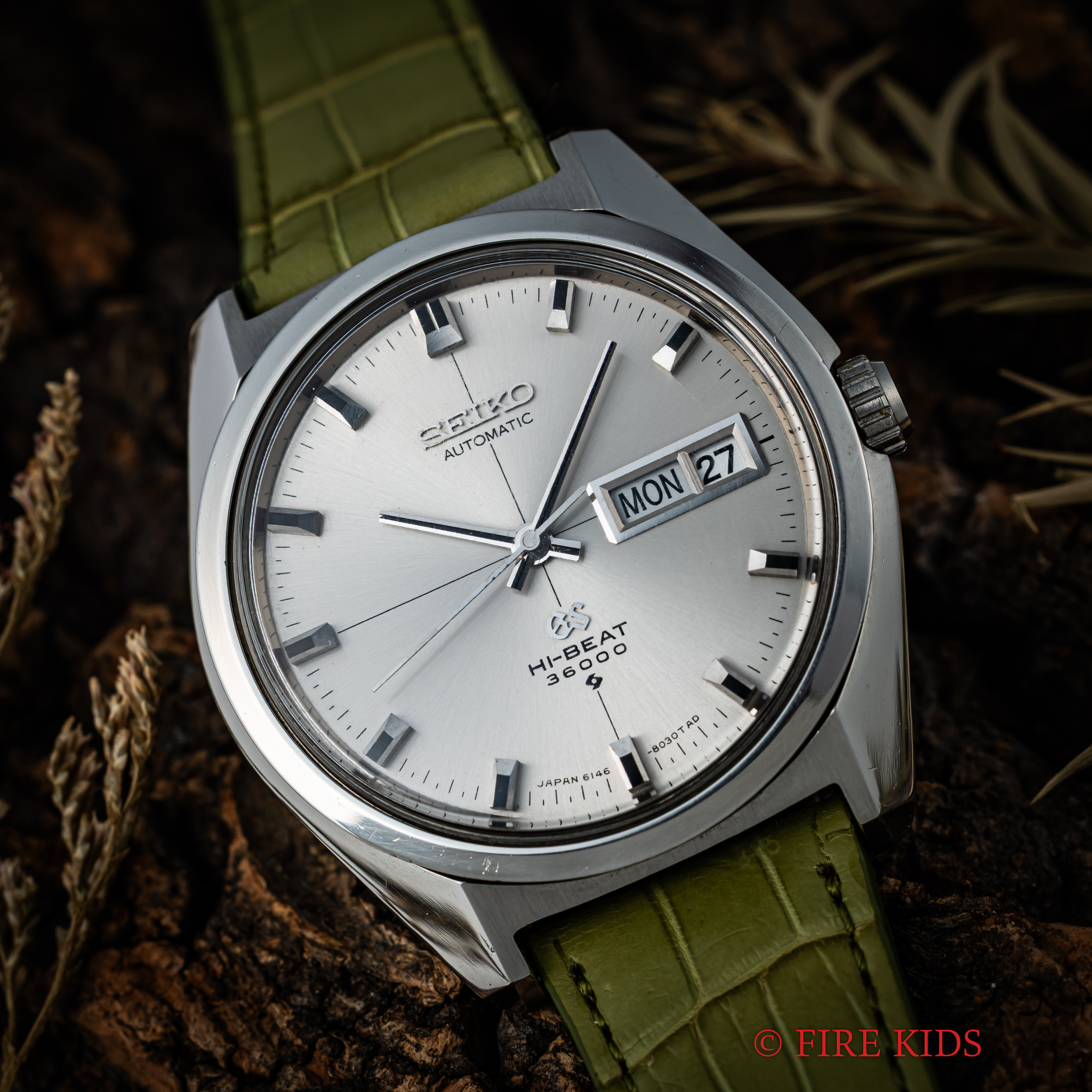 セイコー グランドセイコー 1968年製 Ref.6146-8000 Cal.6146A 10振動自動巻き クロスライン GSメダリオン デイデイト