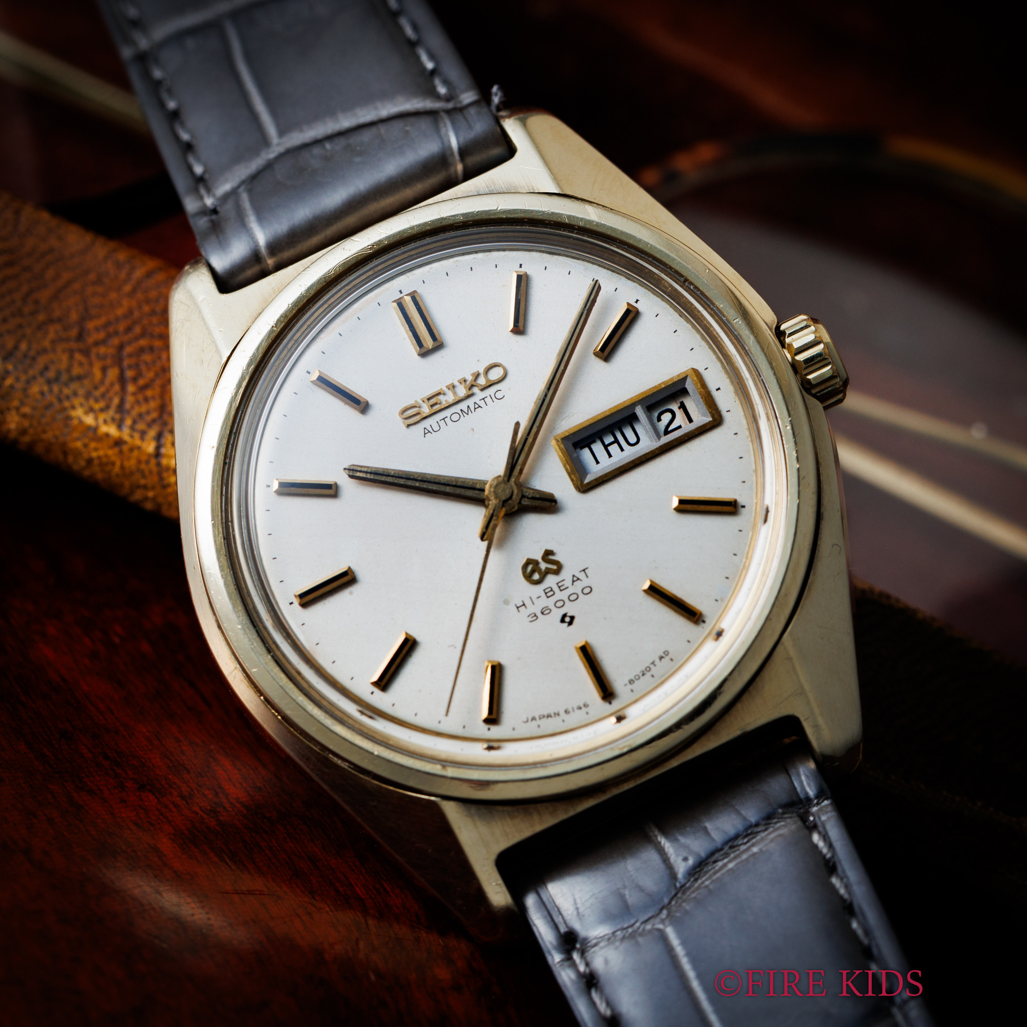 グランドセイコー 1968年製 Ref.6146-8000 希少CAPゴールドケース 36000振動自動巻 61GS