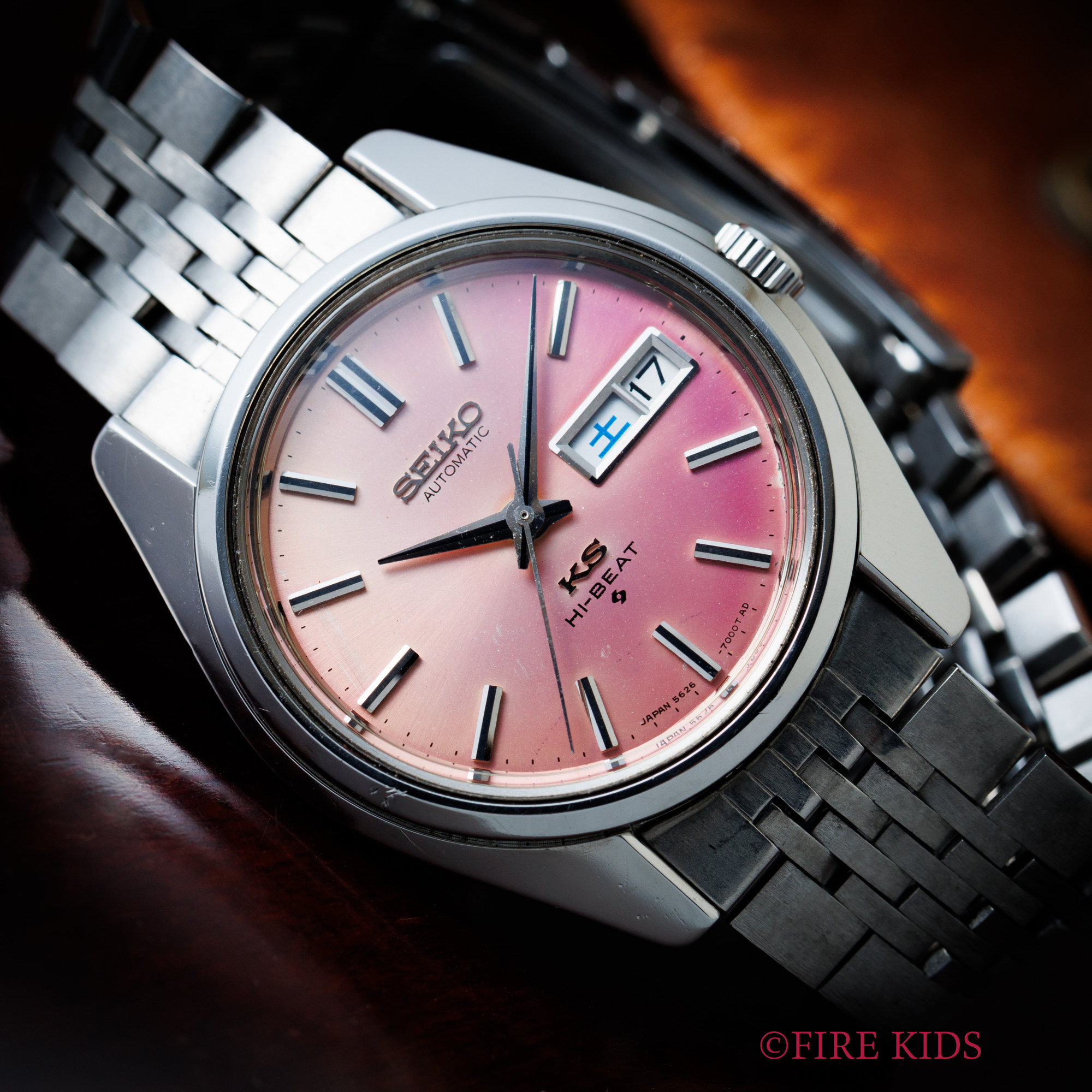 SEIKO 56KS パープルチェンジ ワンピースケース ADダイヤル 1968年製 Ref.5626-7000 Cal.5626