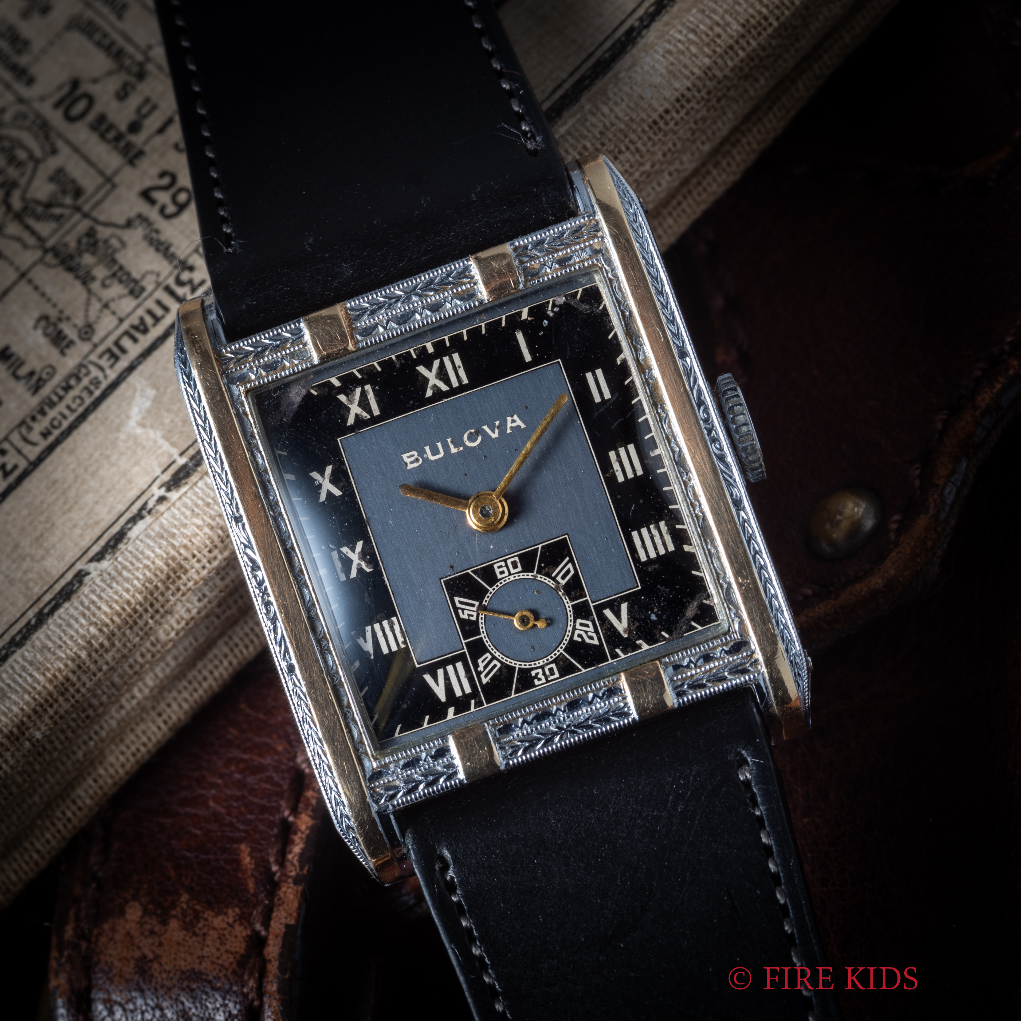 ブローバ アンバサダー 1920年代後半～1930年代前半製 手巻き コンビ トリプルサイン