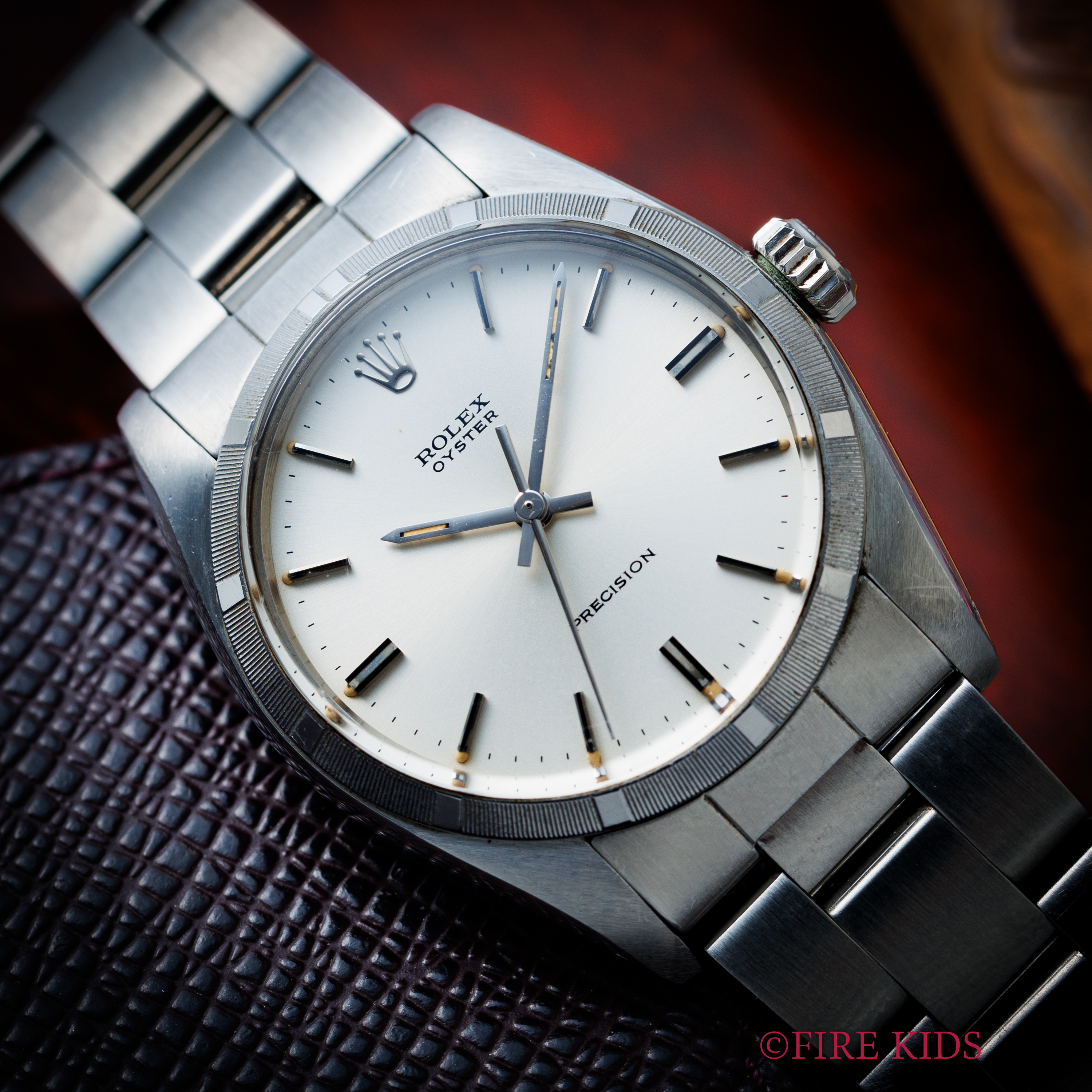 ロレックス オイスター 1981年製 手巻き Ref.6427 シルバーダイヤル 純正オイスターブレス