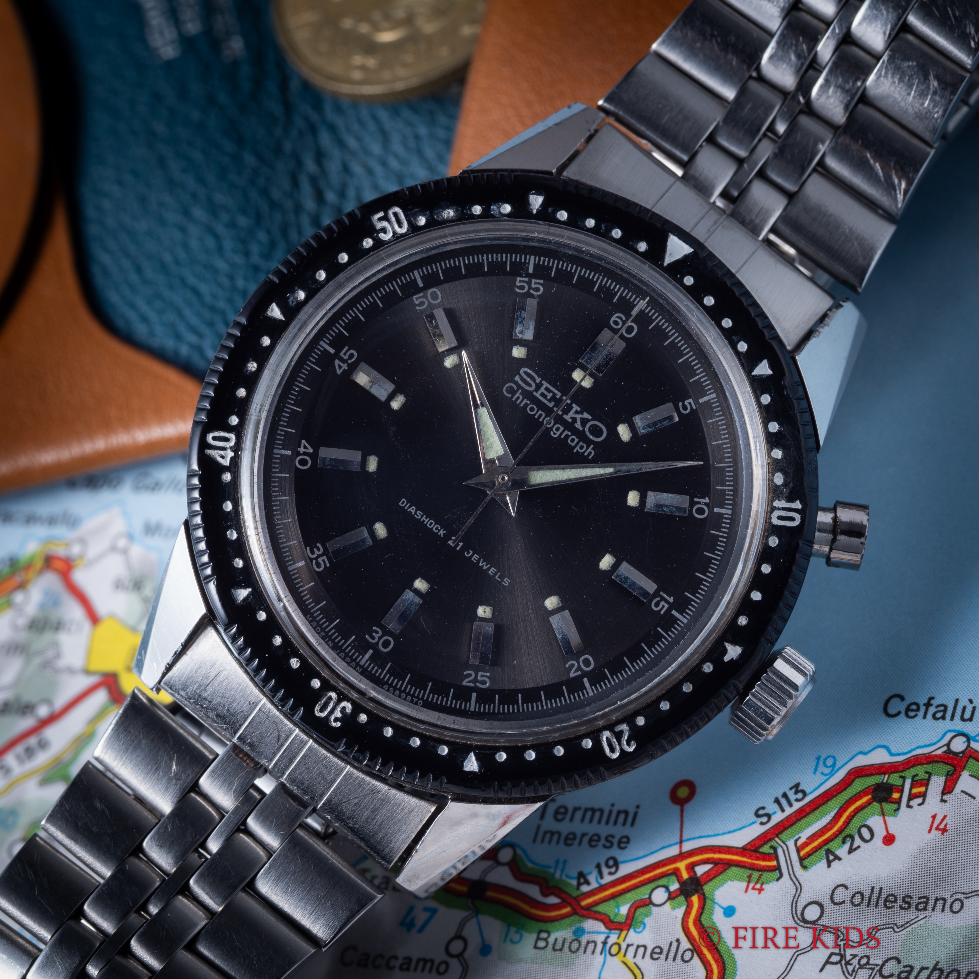 セイコー ワンプッシュクロノグラフ 1964年製 Ref.45899 聖火マーク プラベゼル