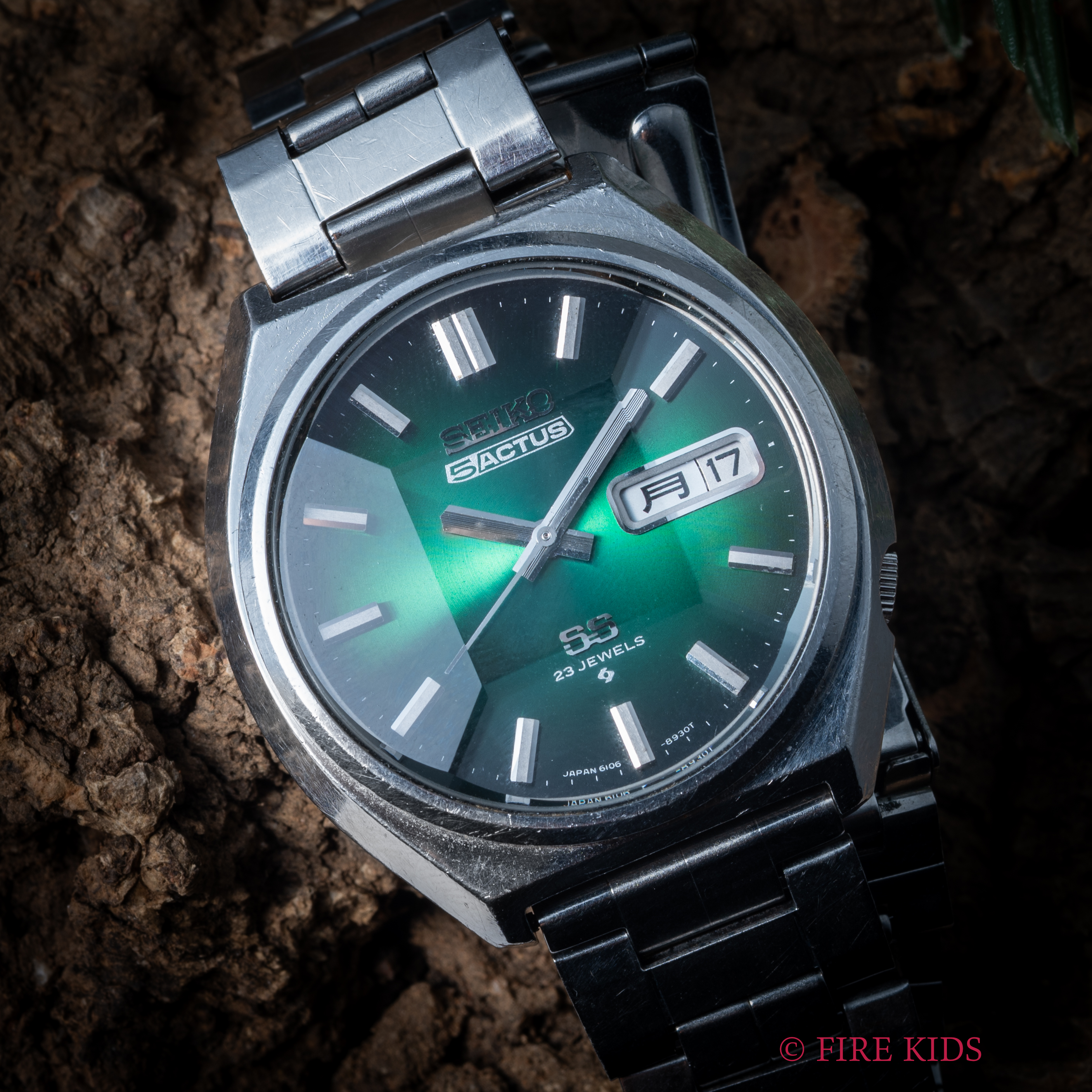 セイコー 5アクタス1974年製 Ref.6106-8690 グリーンダイヤル