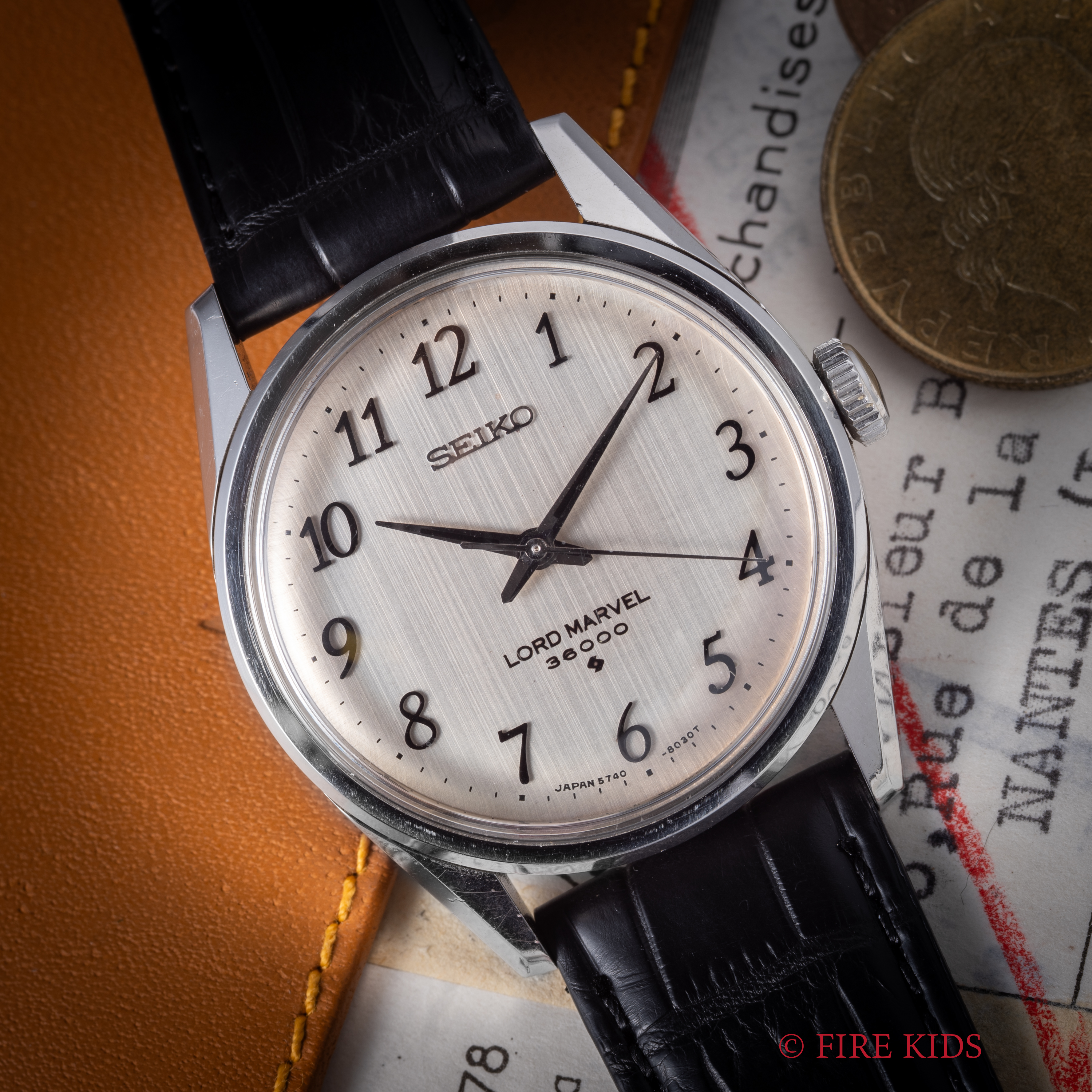 セイコー　ロードマーベル36000　Ref.5740-8000　1973年製　アラビア数字インデックス