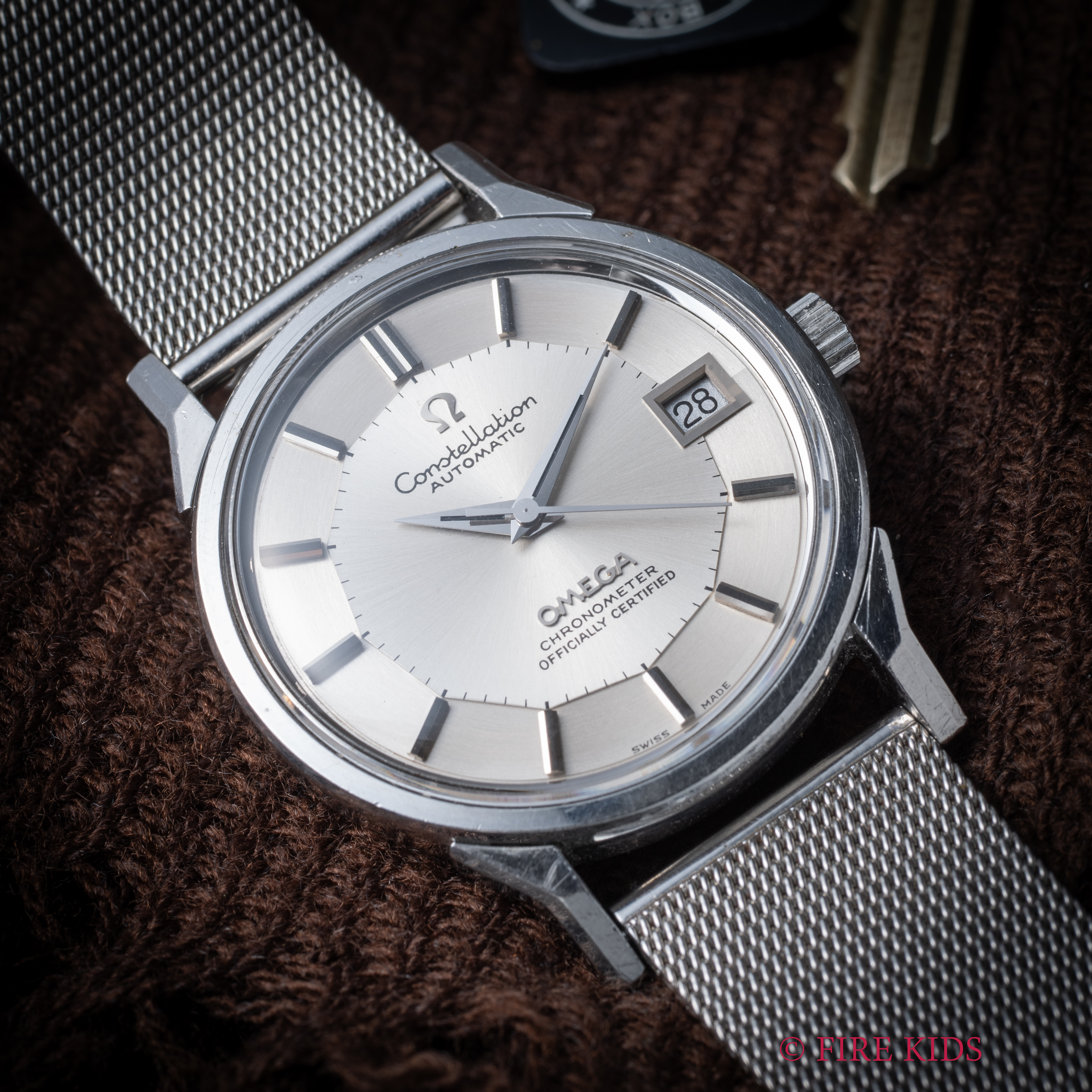 OMEGA　コンステレーション 12角 1973年製 純正メッシュブレス付き