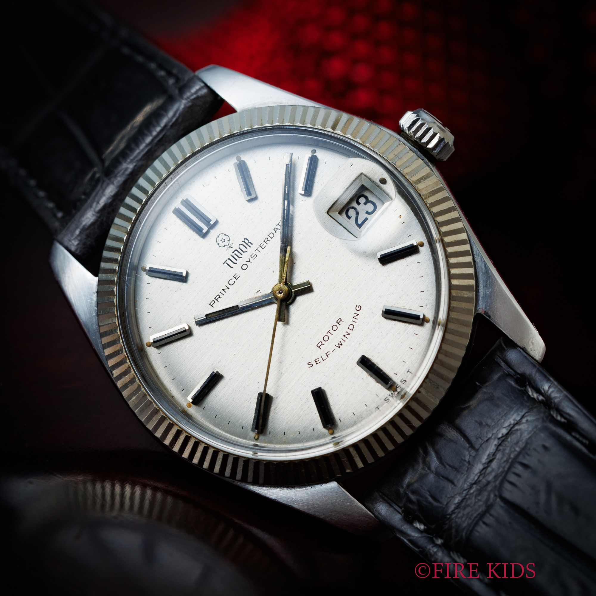 チューダー プリンスオイスターデイト 小薔薇 1966年製 Ref.7990/4 王冠リューズ 自動巻