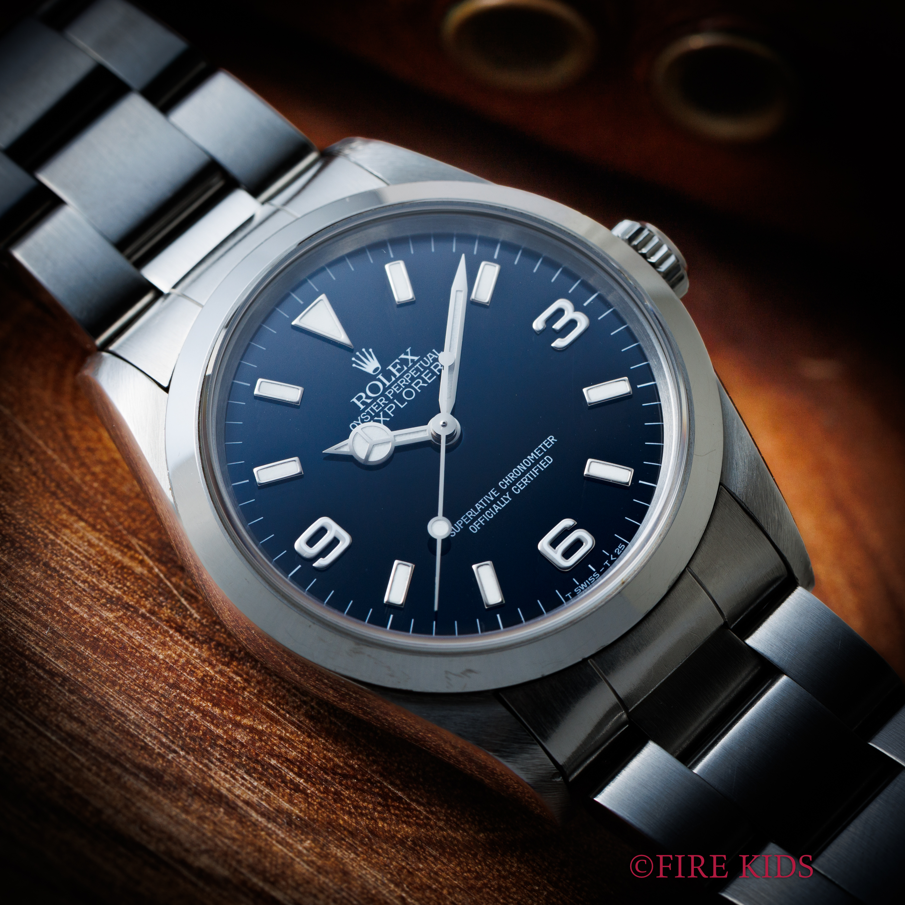 ロレックス エクスプローラー 1996年製 Ref.14270 シングルバックル オールトリチウム Cal.3000