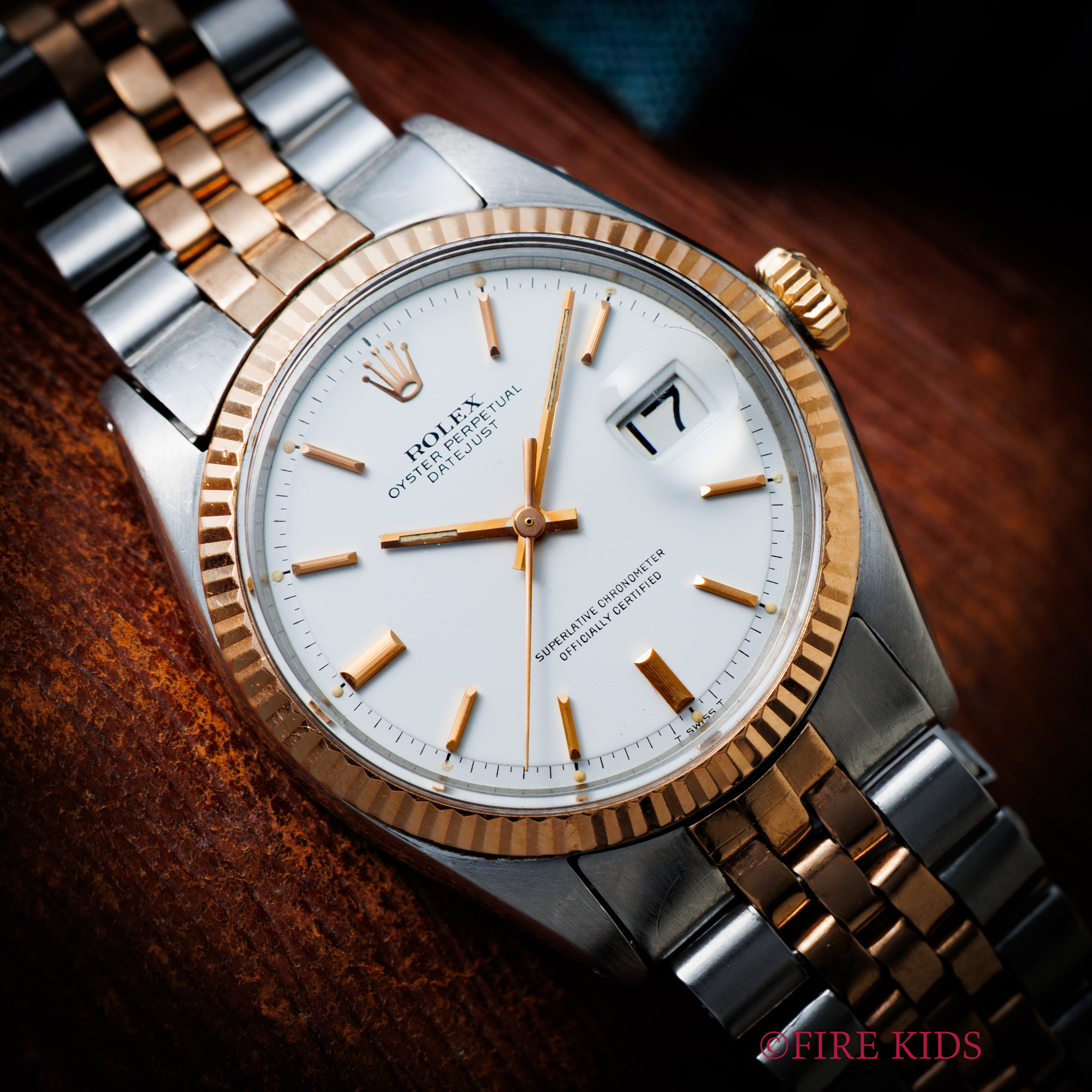 ロレックス デイトジャスト コンビ ホワイトダイヤル 1969年製 Ref.1601 純正コンビジュビリーブレス Cal.1570 自動巻き