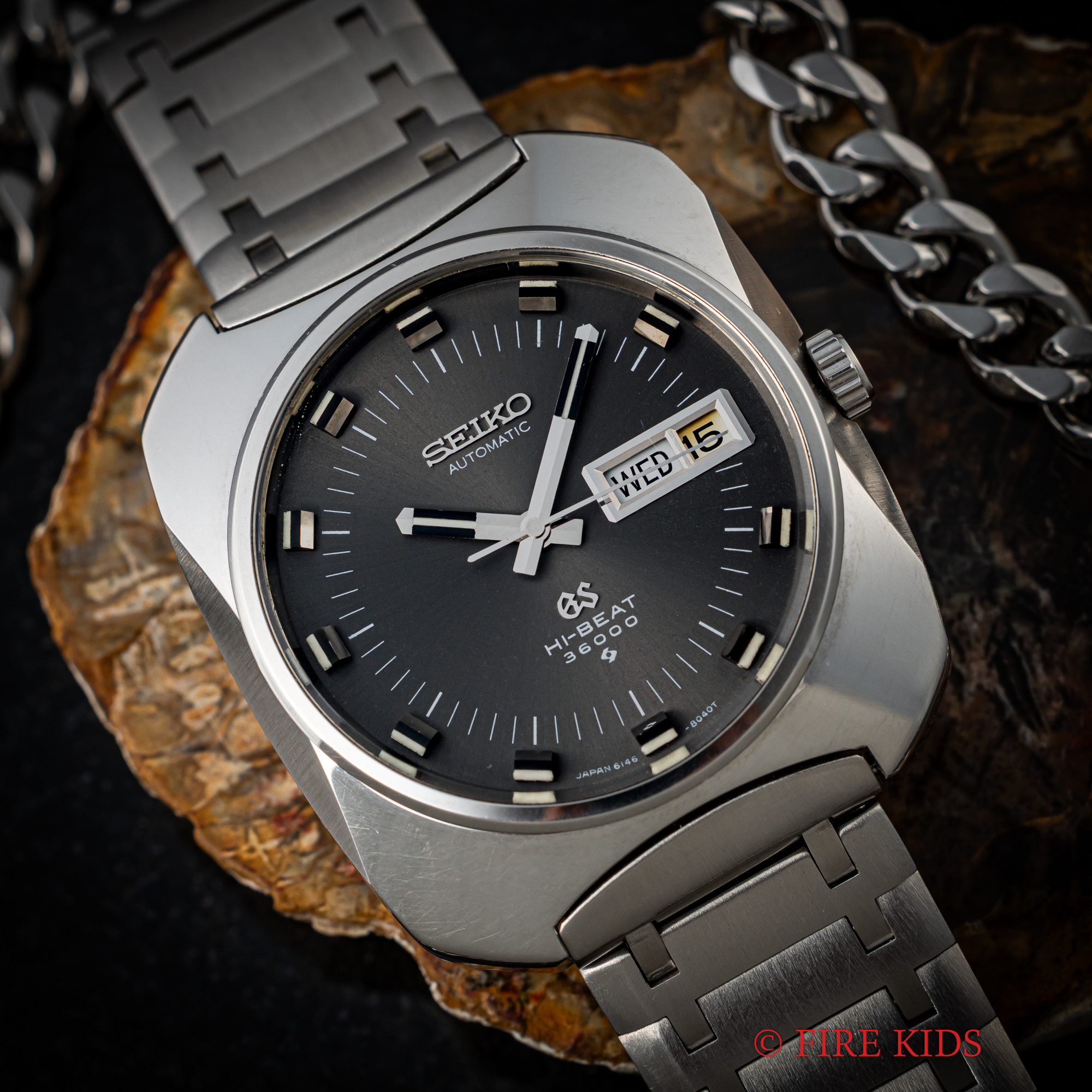 セイコー グランドセイコー 61GS Ref.6146-8020 1969年製 座布団 ブレス付