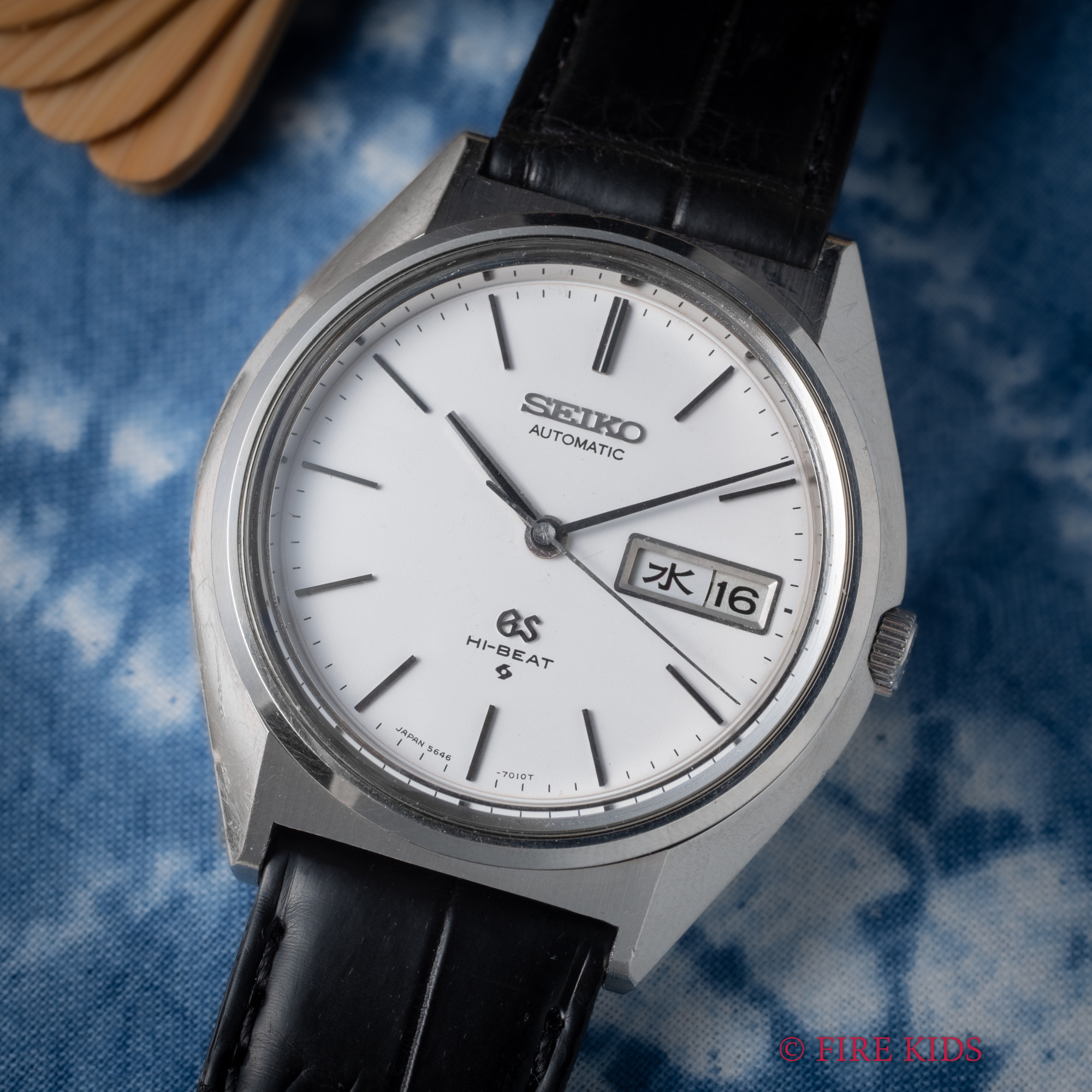 グランドセイコー 1973年製 Ref.5646-7010 56GS ホワイトダイヤル 自動巻き 漢字デイ