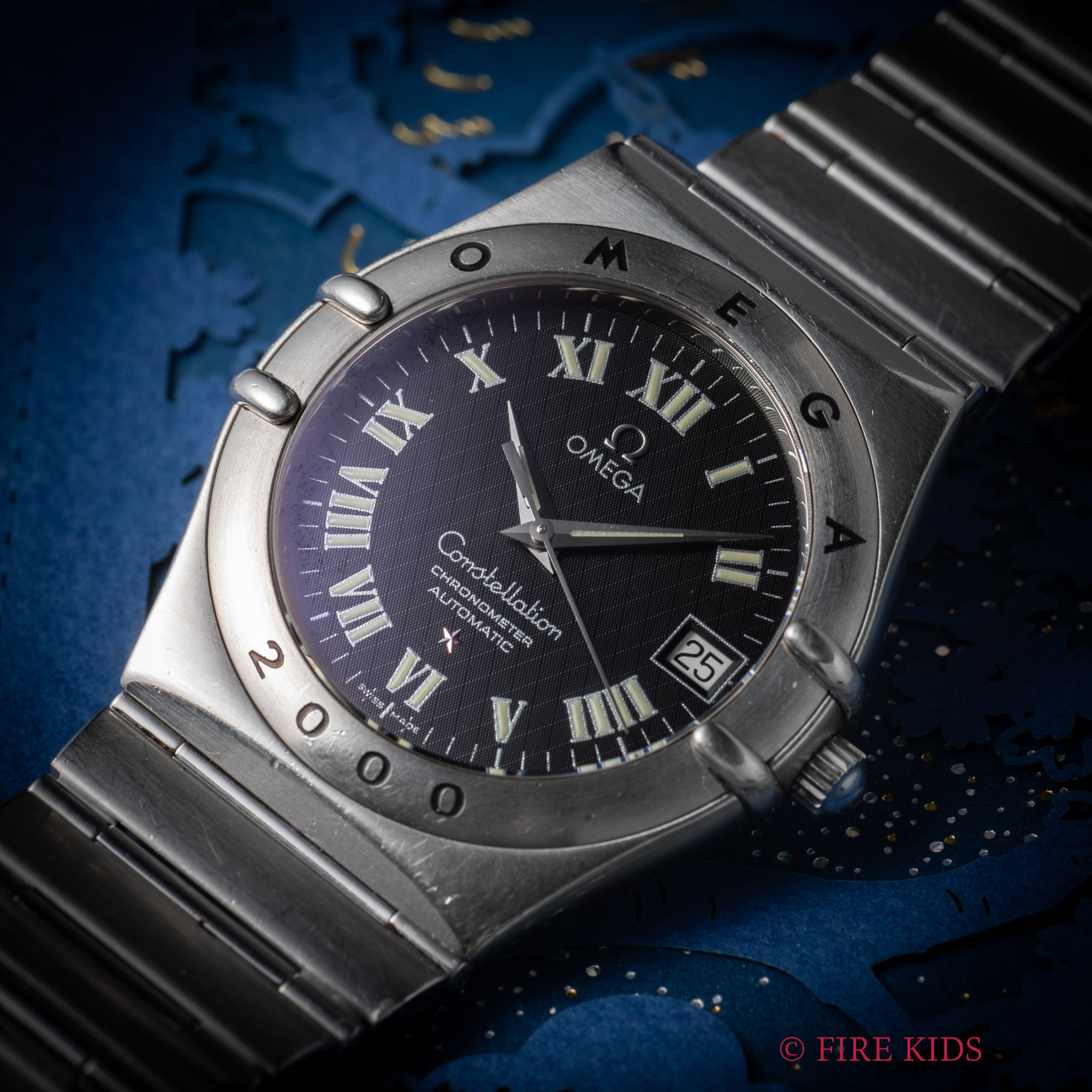 オメガ コンステレーション マンハッタン ミレニアム 薄型自動巻きクロノメーター Ref.368.1210 2000年製 Cal.1120