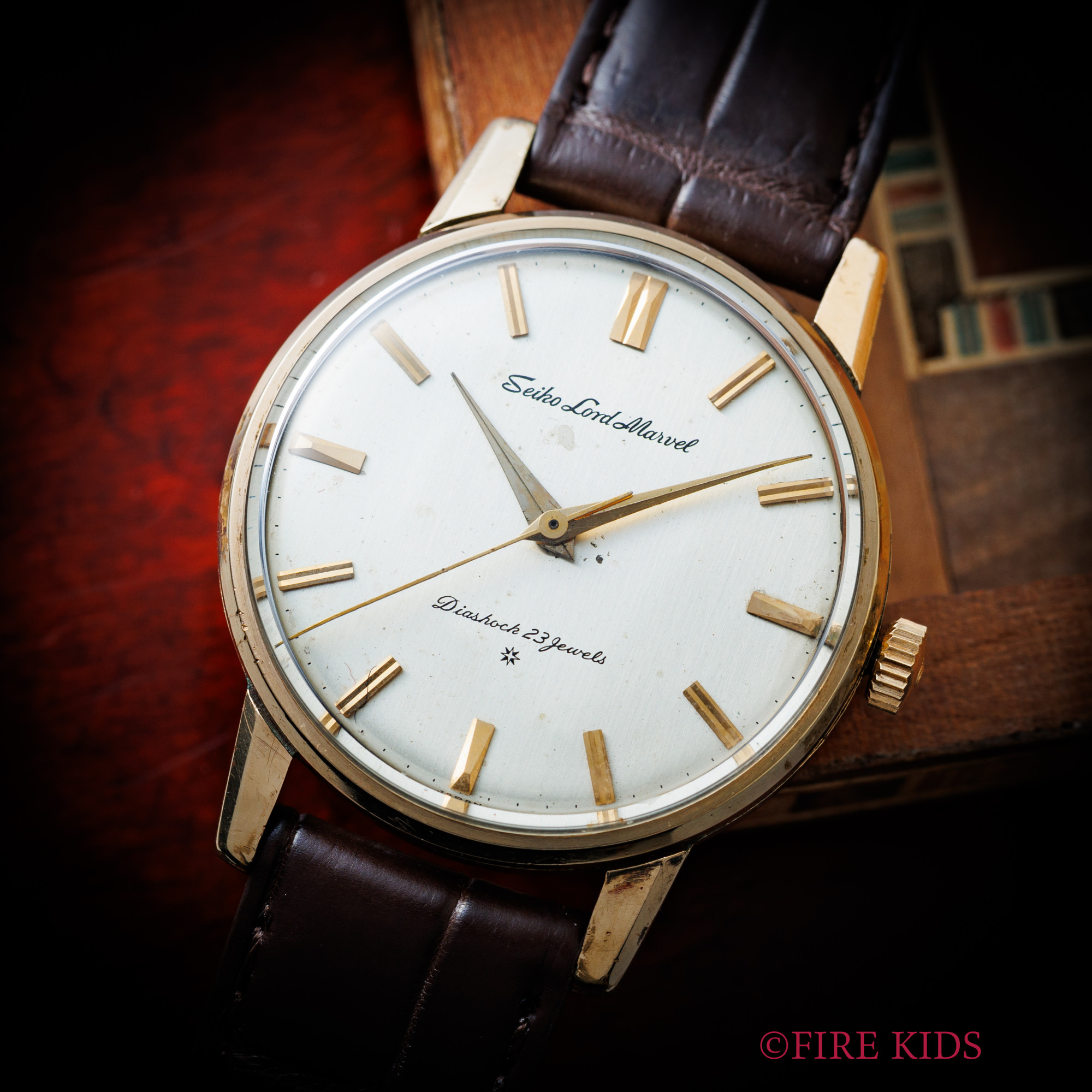 セイコー  ロードマーベル Ref.15027 SDダイヤル 1962年製 手巻き 80ミクロン14金張り