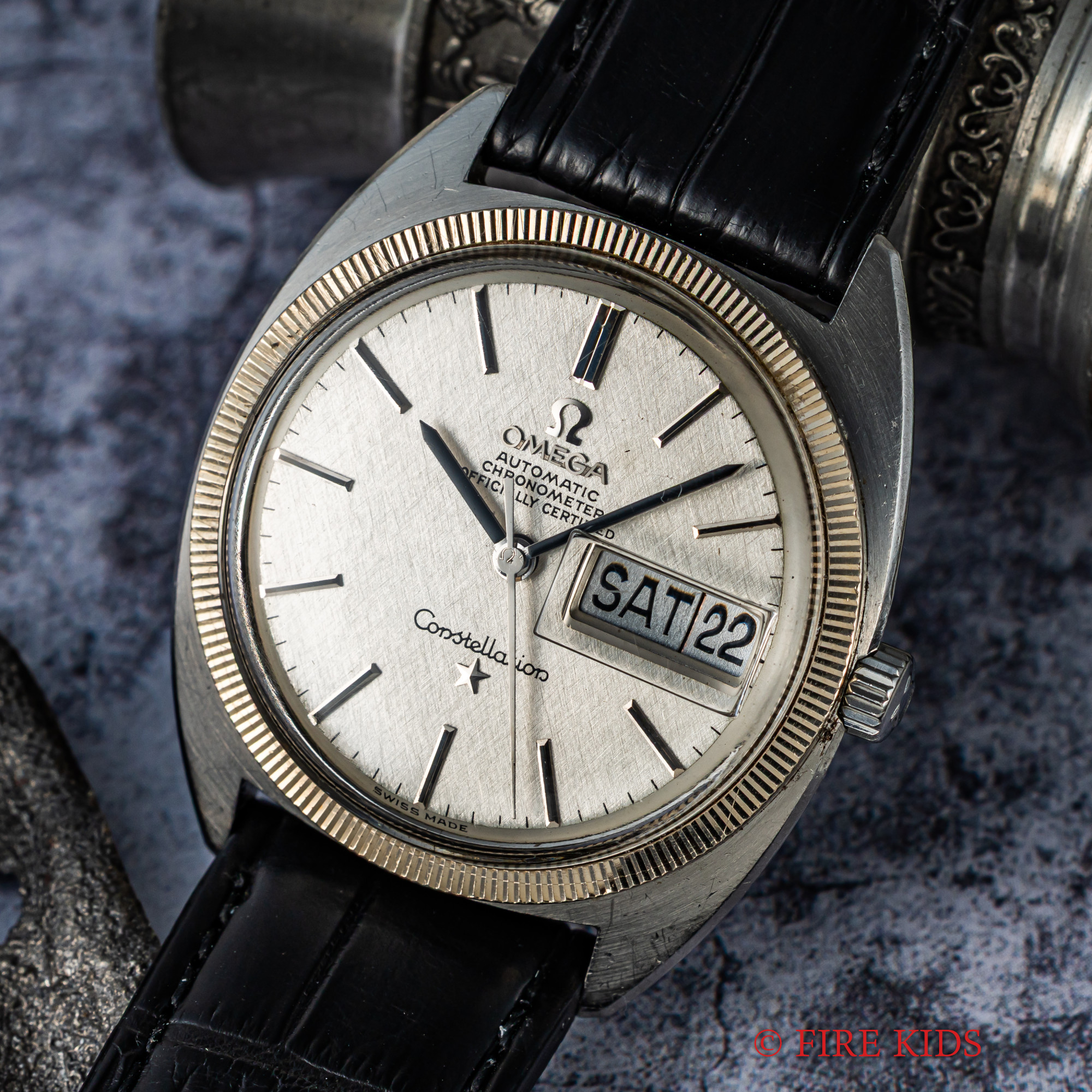 オメガ　コンステレーション　ジェンタ前期　ref.168.029　1968年製　リネンダイヤル