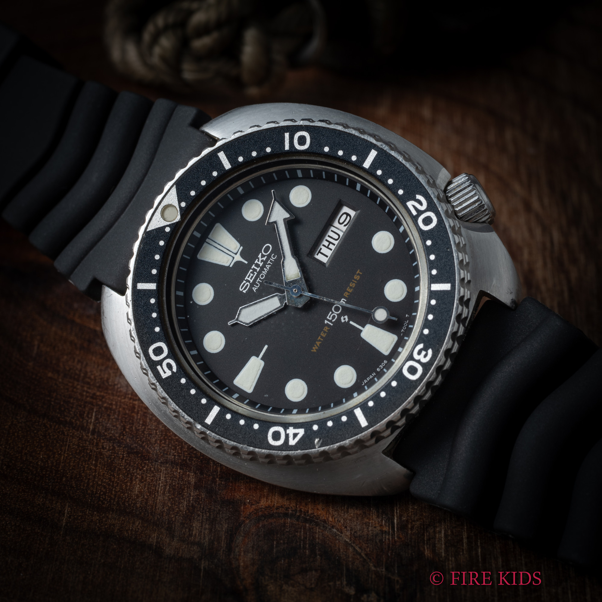 セイコー 150mダイバー 3rdダイバーRef.6306-7001 Cal.6306A 国内仕様 デイデイト 漢字デイ 1979年製 タートル