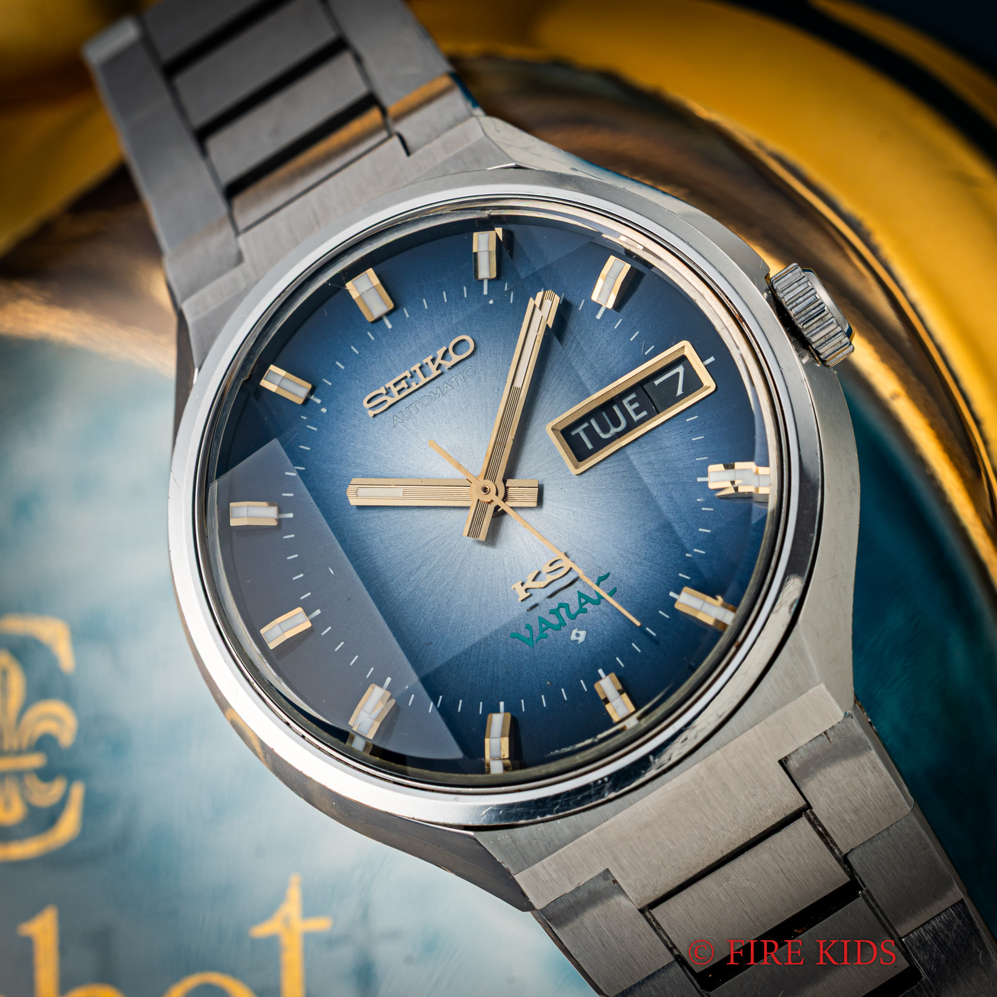 キングセイコー KSバナック 1972年製 Ref.5626-7160 カットガラス ハイビート自動巻 純正ステンレスブレス