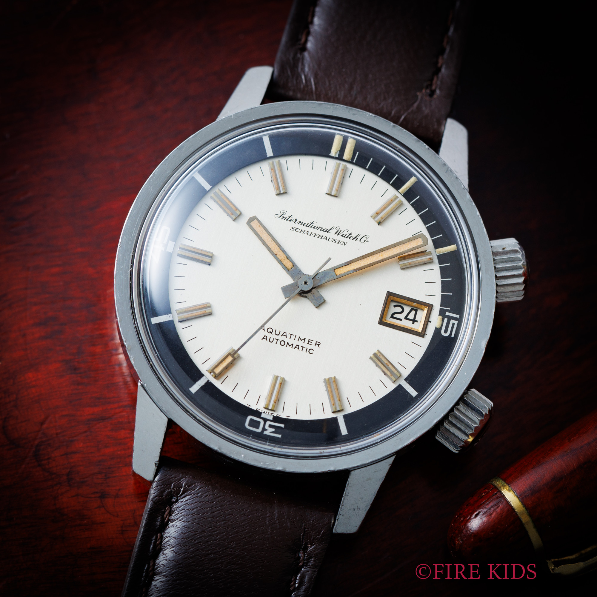 IWC アクアタイマー ファーストモデル 1964年製 シルバーダイヤル Ref.812 ペラトン式自動巻 Cal.8541