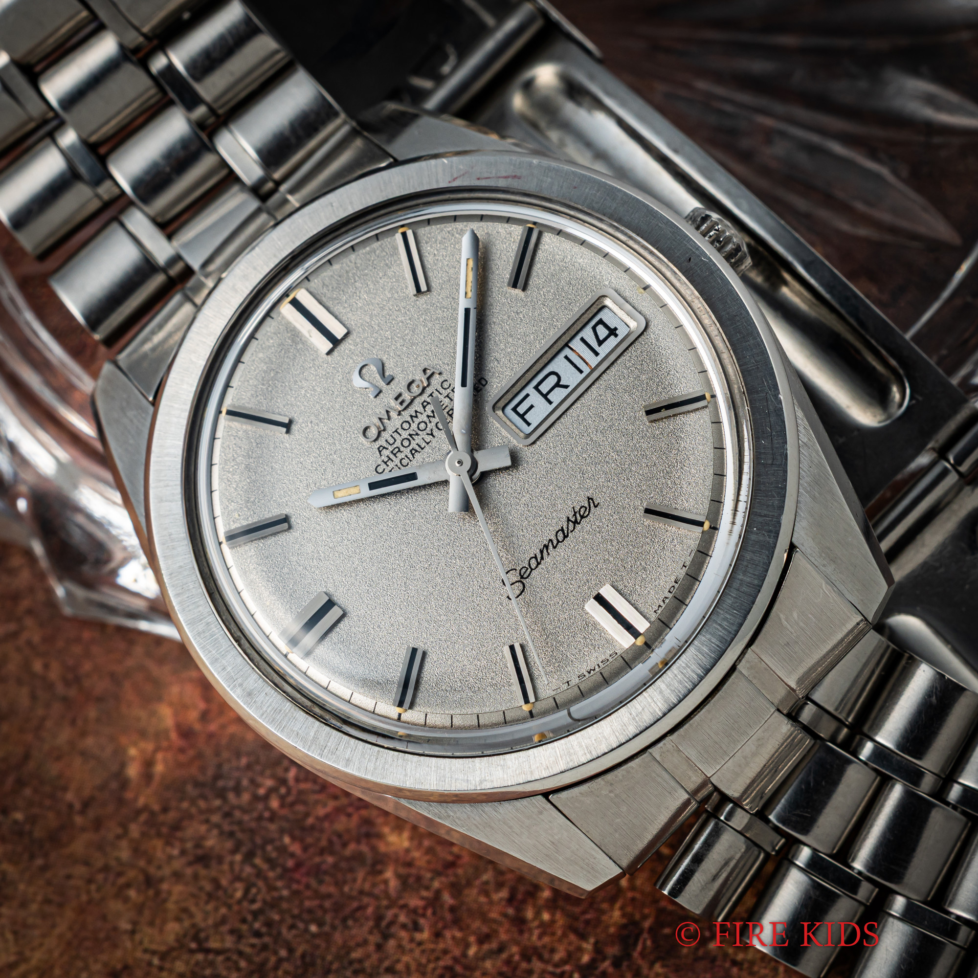 オメガ シーマスター オートマチック 1969年製 Ref.ST168.023 デイデイト 純正ブレス付き