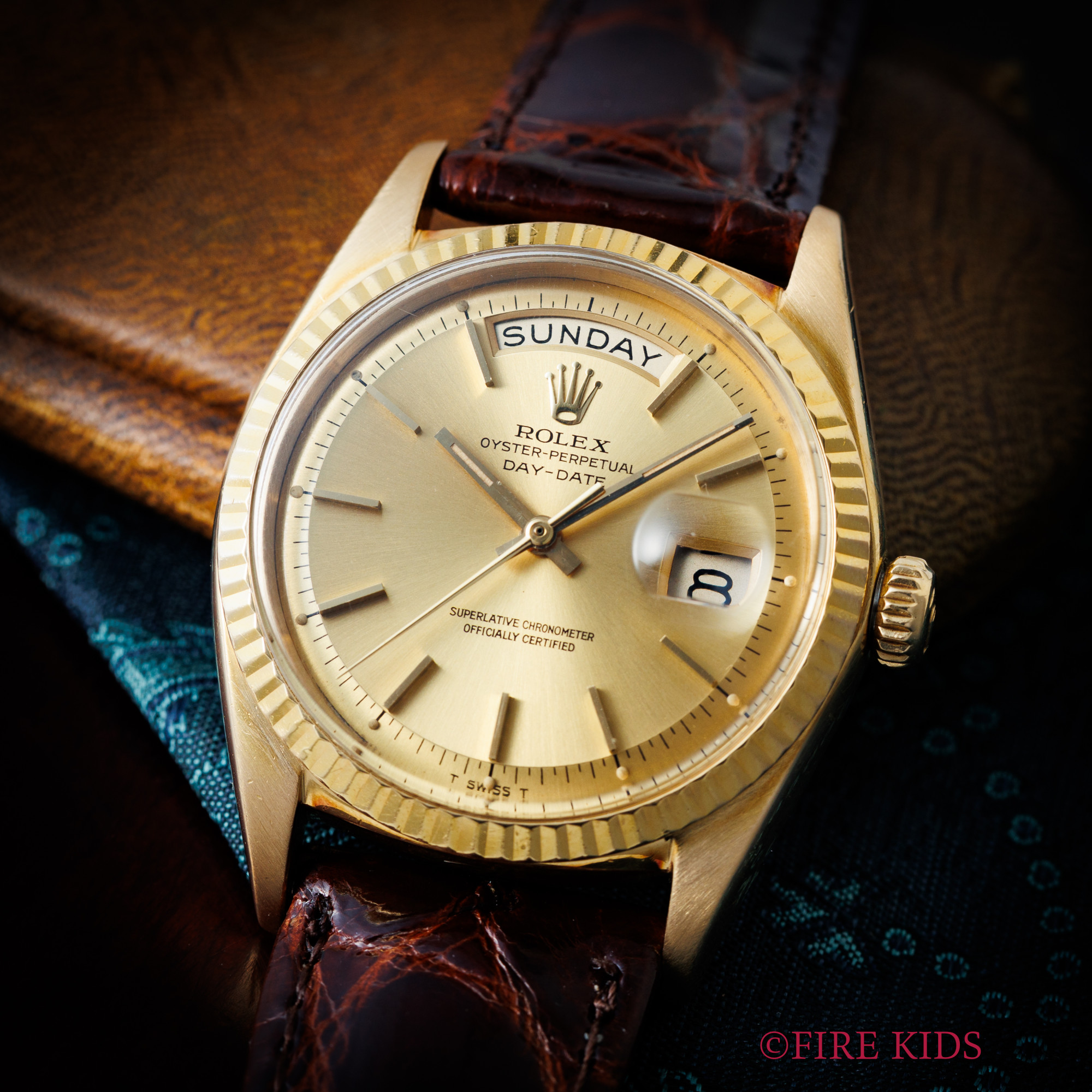 ロレックス デイデイト 1965年製 シャンパンダイヤル Ref.1803 自動巻クロノメーター