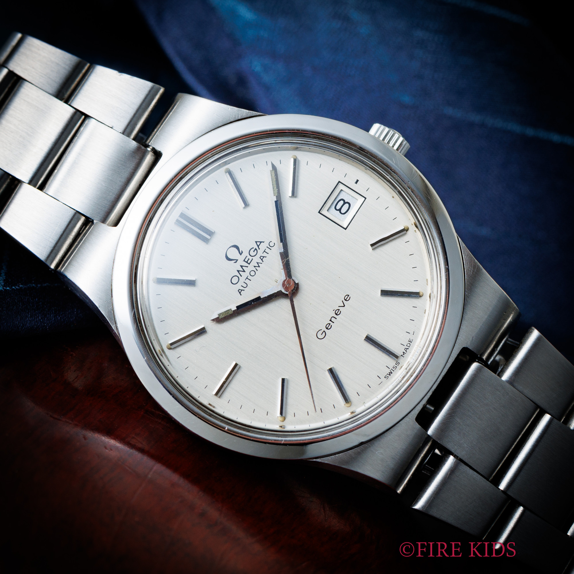 オメガ ジュネーブ ブレス一体型 1973年製 Ref.166.0173 自動巻き