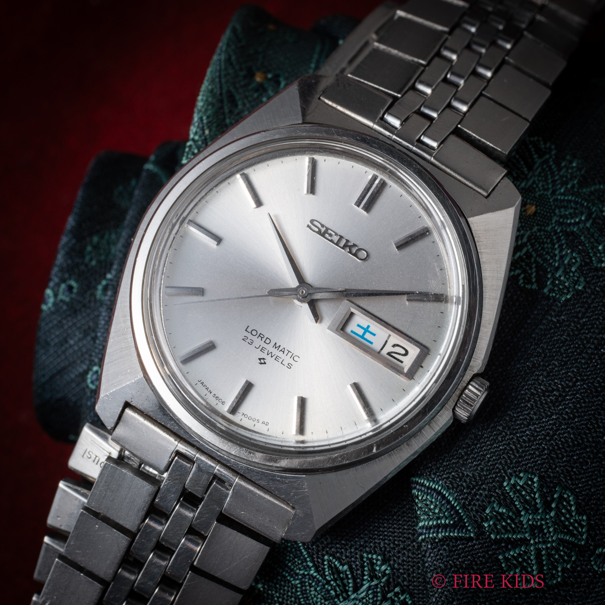 セイコー ロードマチック 1968年製 Ref.5606-7000 ワンピースケース デイデイト