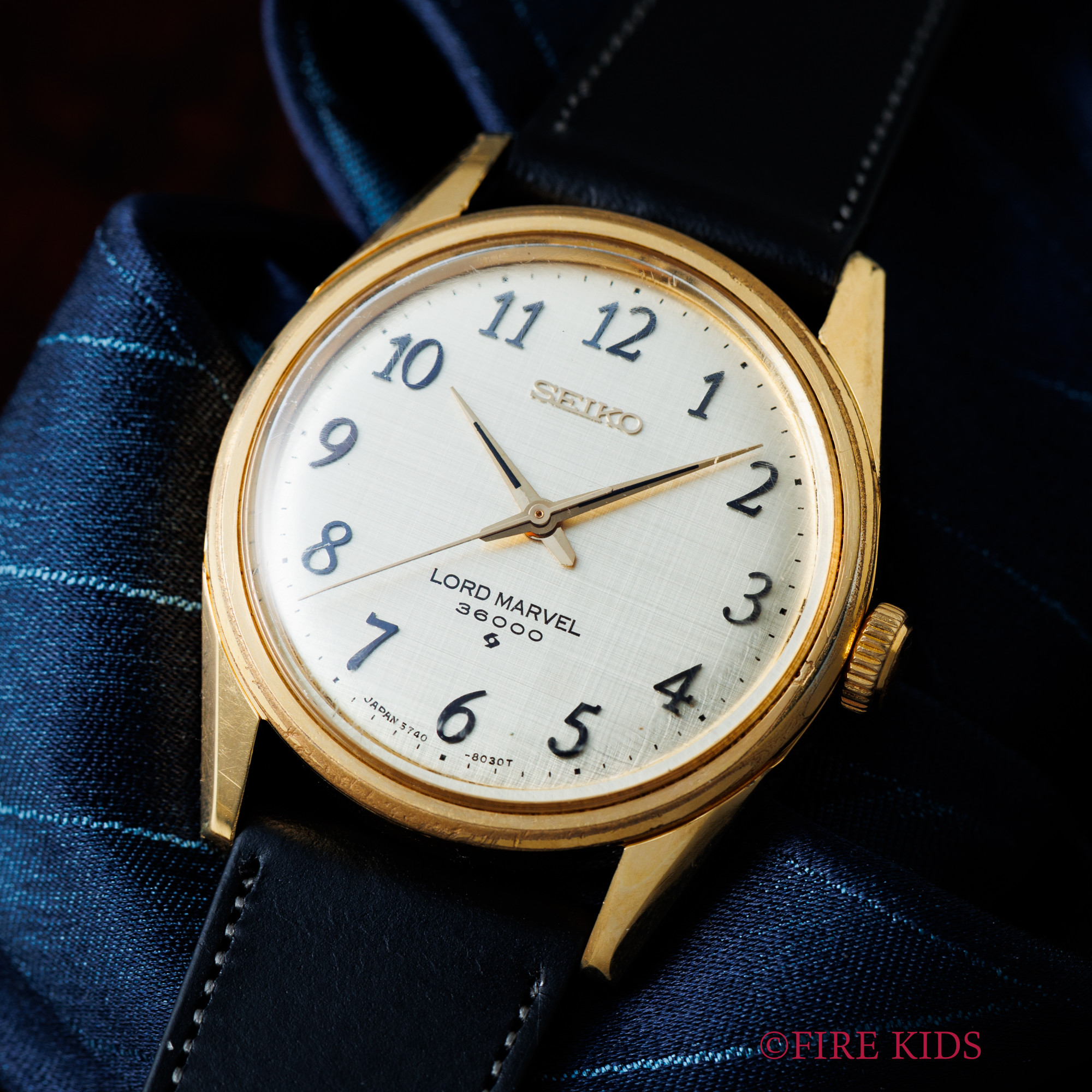 セイコー ロードマーベル 36000 全アラビアダイヤル 1969年製 10振動 手巻き Ref.5740-8000 SGPケース
