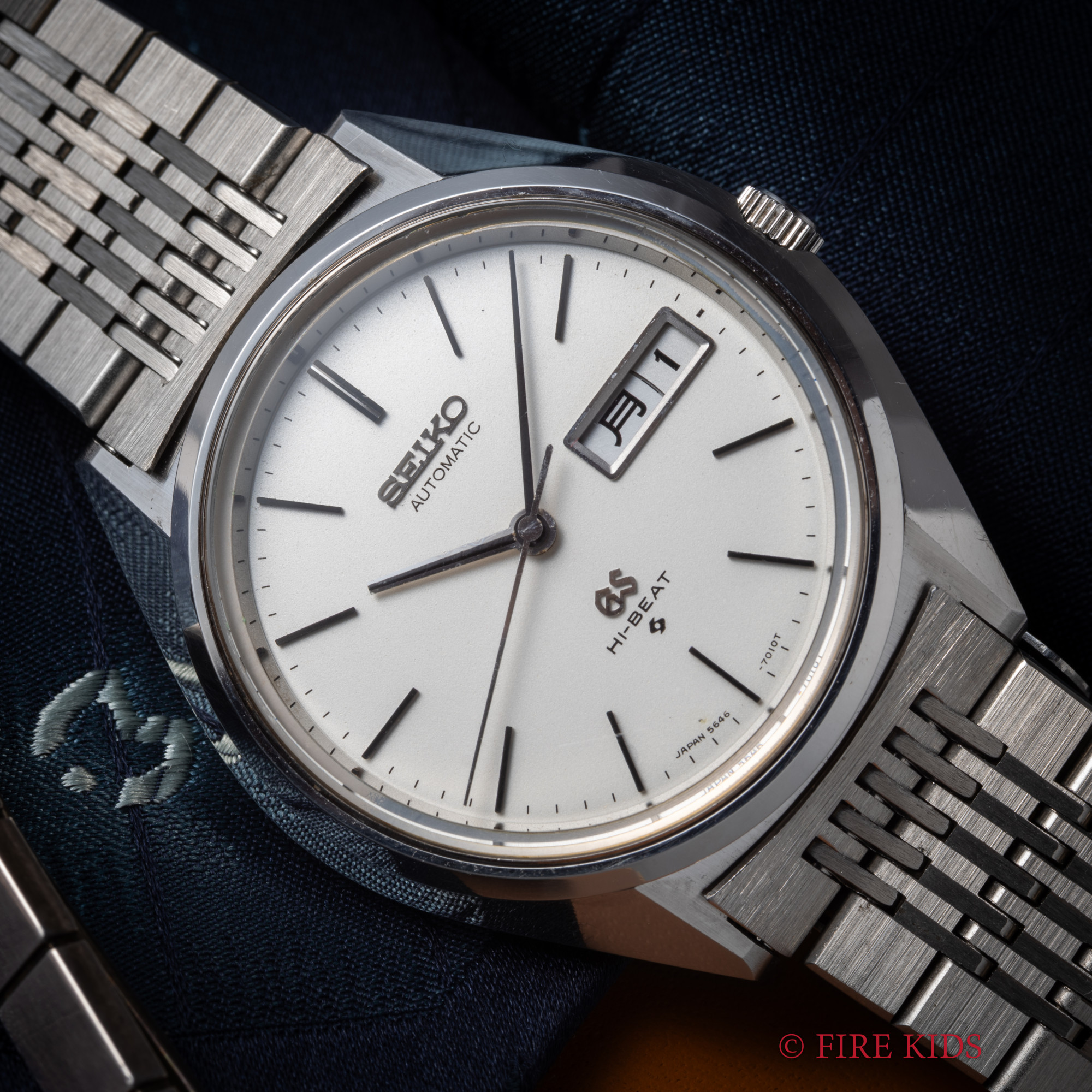 グランドセイコー 56GS 1973年製 Ref.5646-7010 純正ブレス