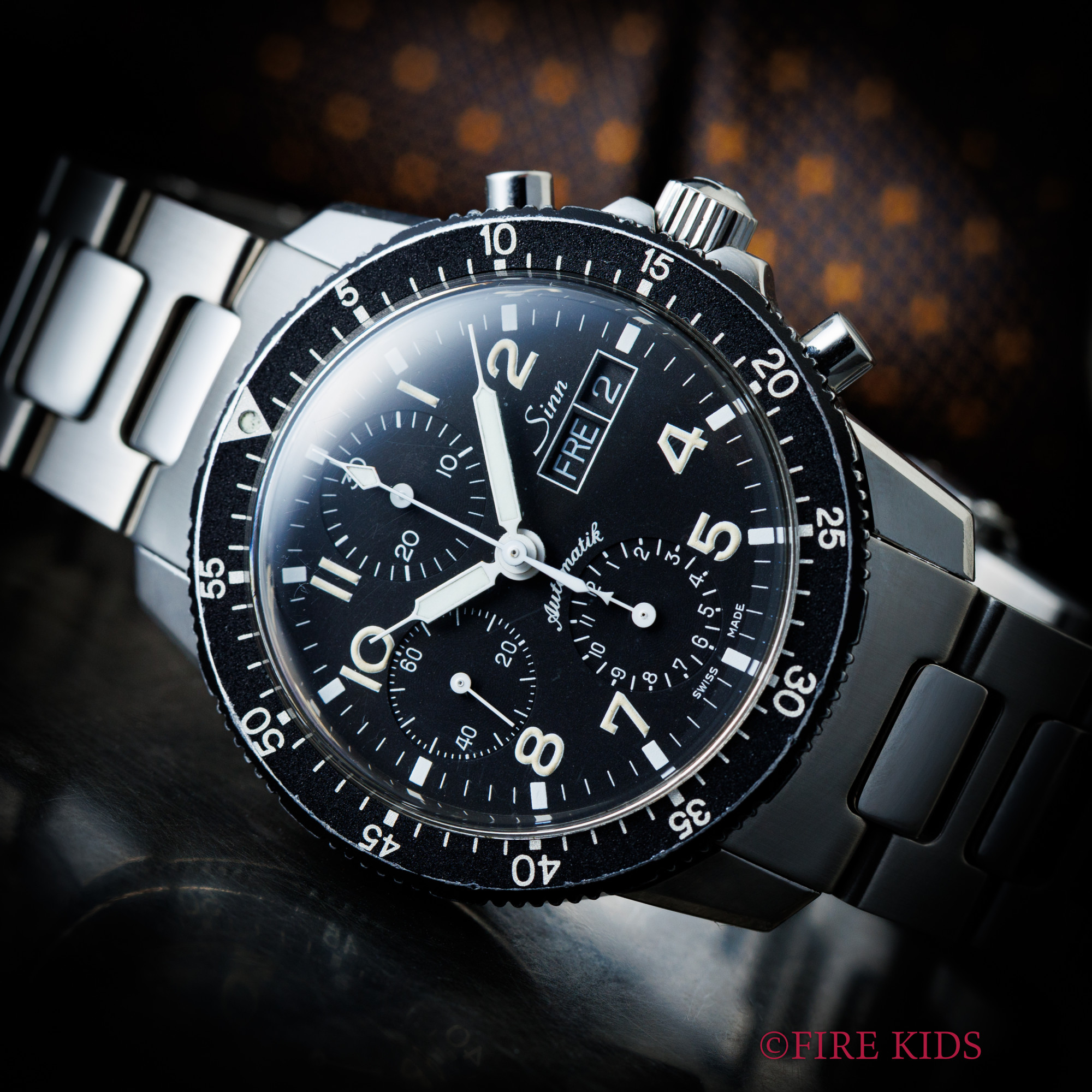 ジン クロノグラフ 自動巻き 1990年代製 Ref.103 パイロットクロノグラフ