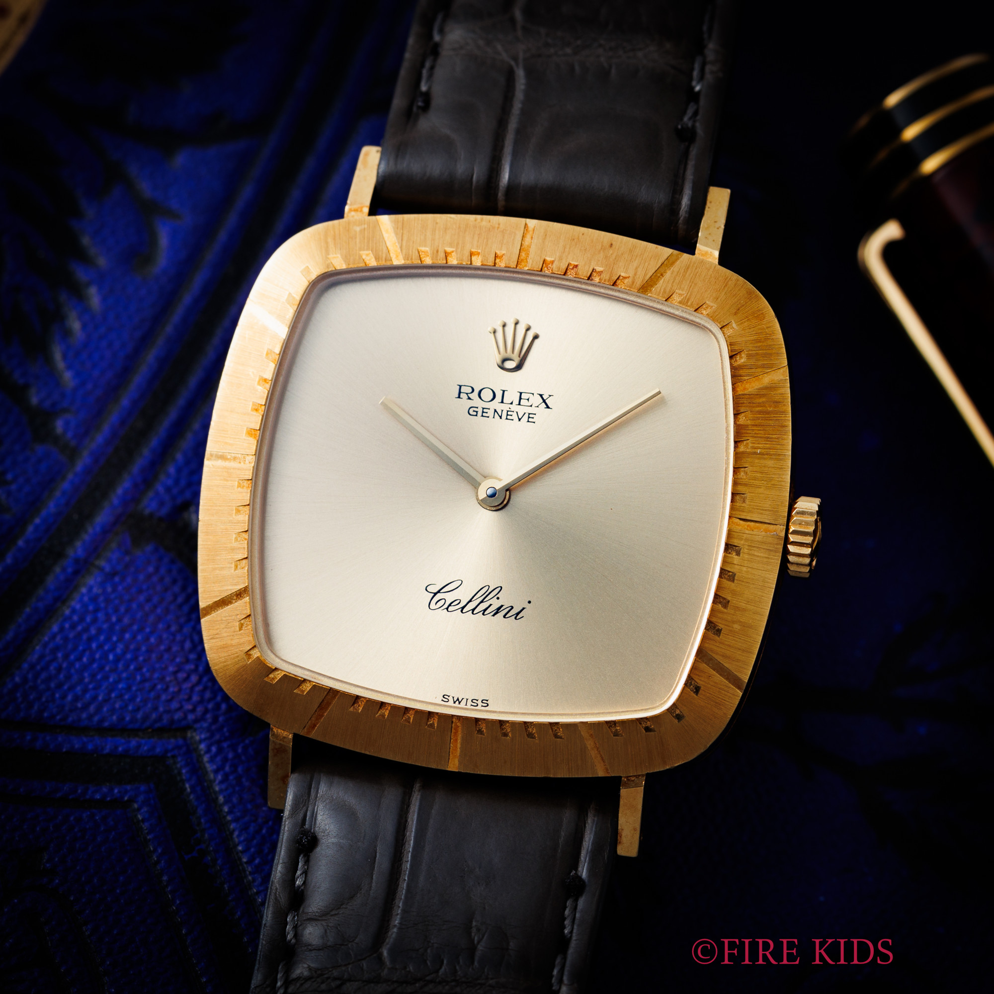 ロレックス　チェリーニ　18金無垢　ref.4084　1990~1991年製　シャンパン文字盤