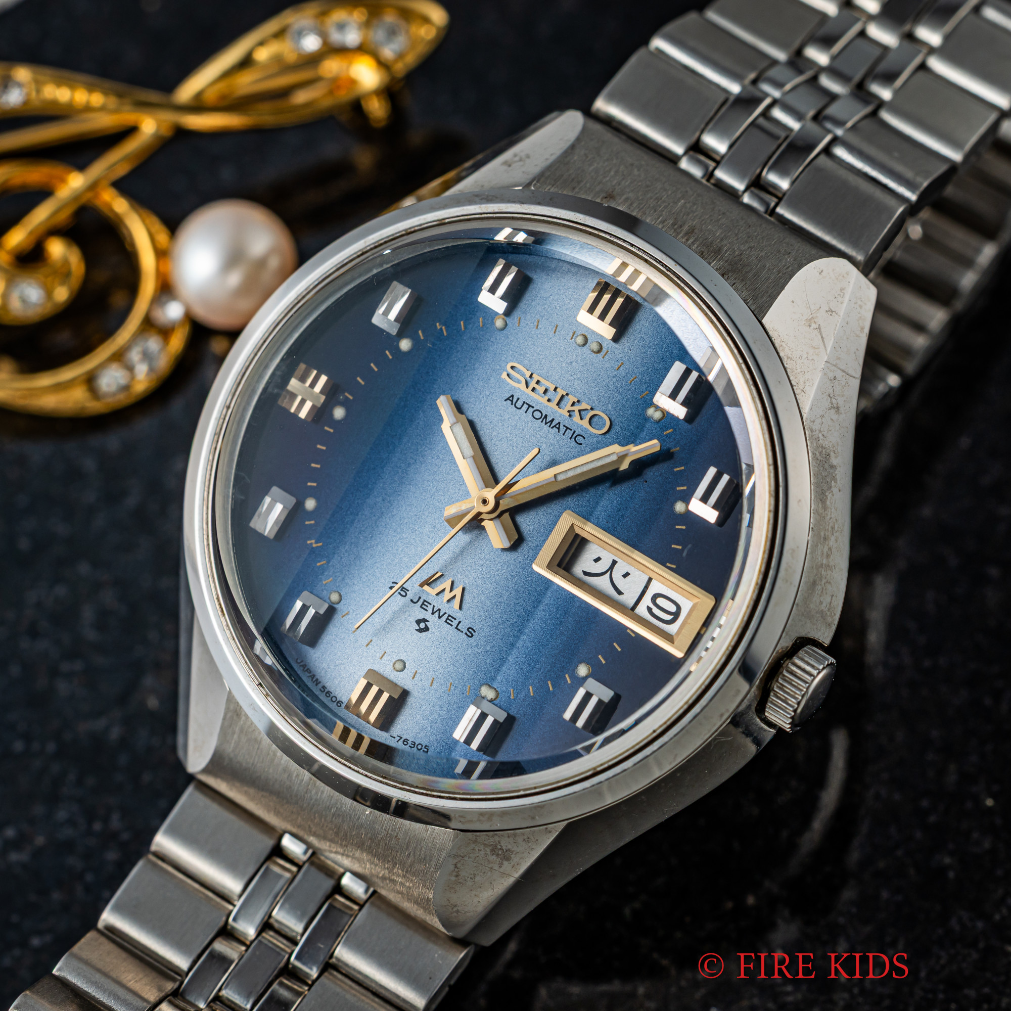 セイコー　LM ref.5606-7290　1973年製　カットガラス　自動巻　N.O.S