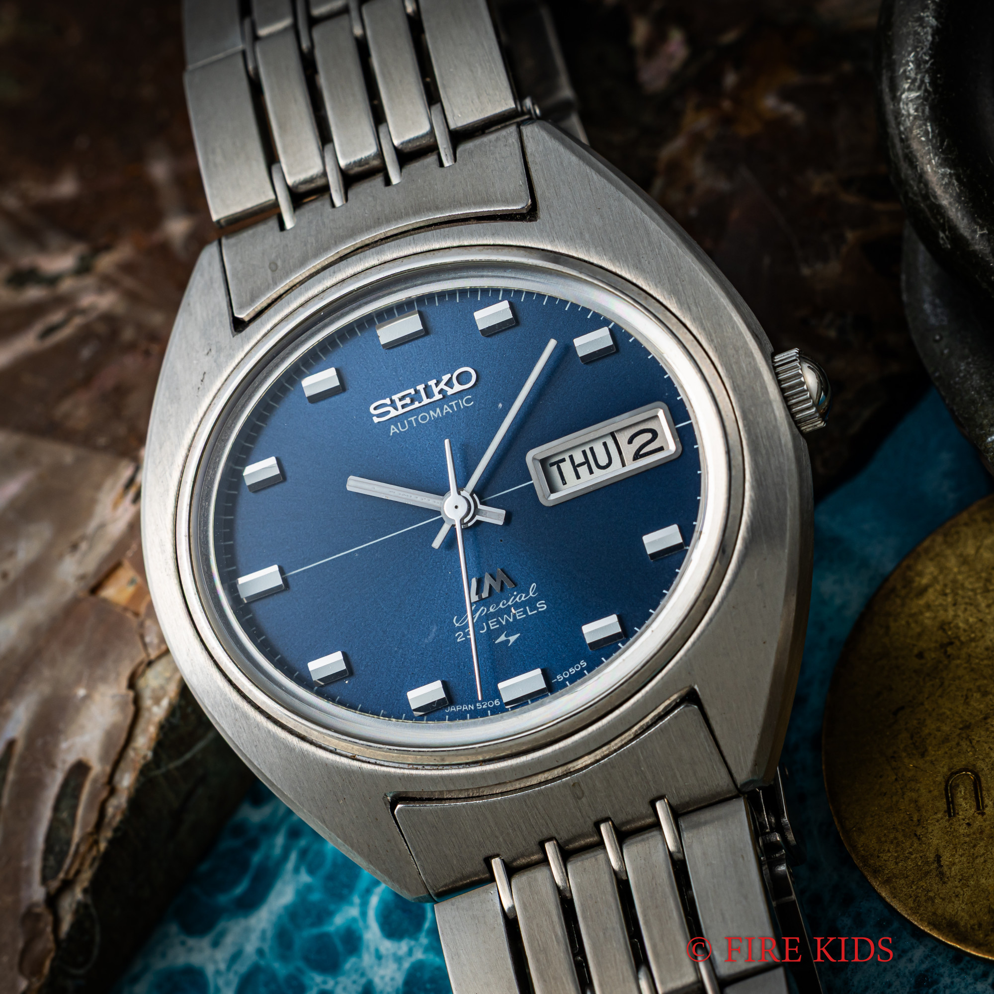 セイコー　LMスペシャル　メタルブルー　ref.5206-5040 1972年製 N.O.S　