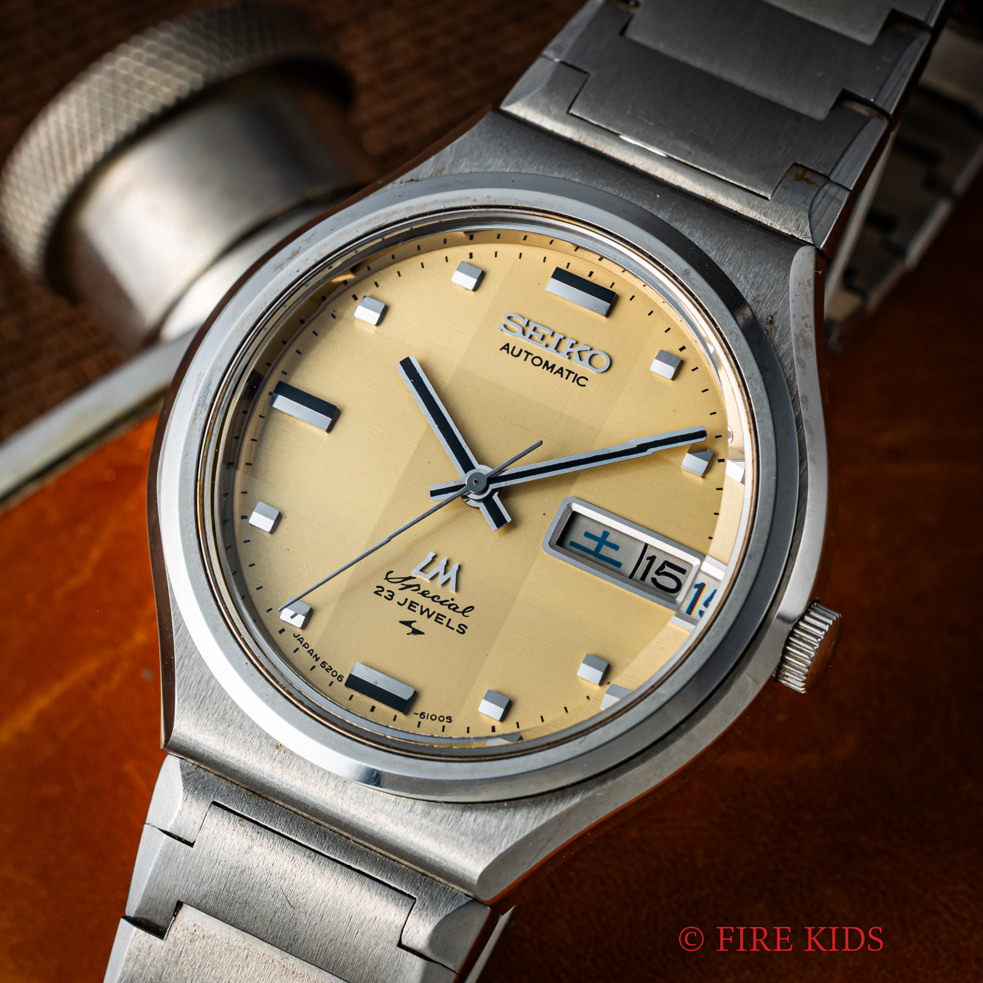 セイコー　LMスペシャル　カットガラス　ref.5206-6090　1972年製　自動巻き　N.O.S