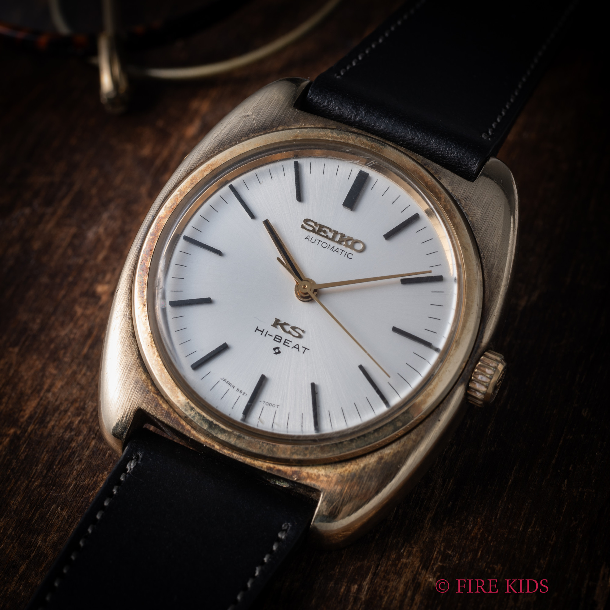 セイコー キングセイコー 56KS 金張り Ref.5621-7000 1969年 ノンデイト