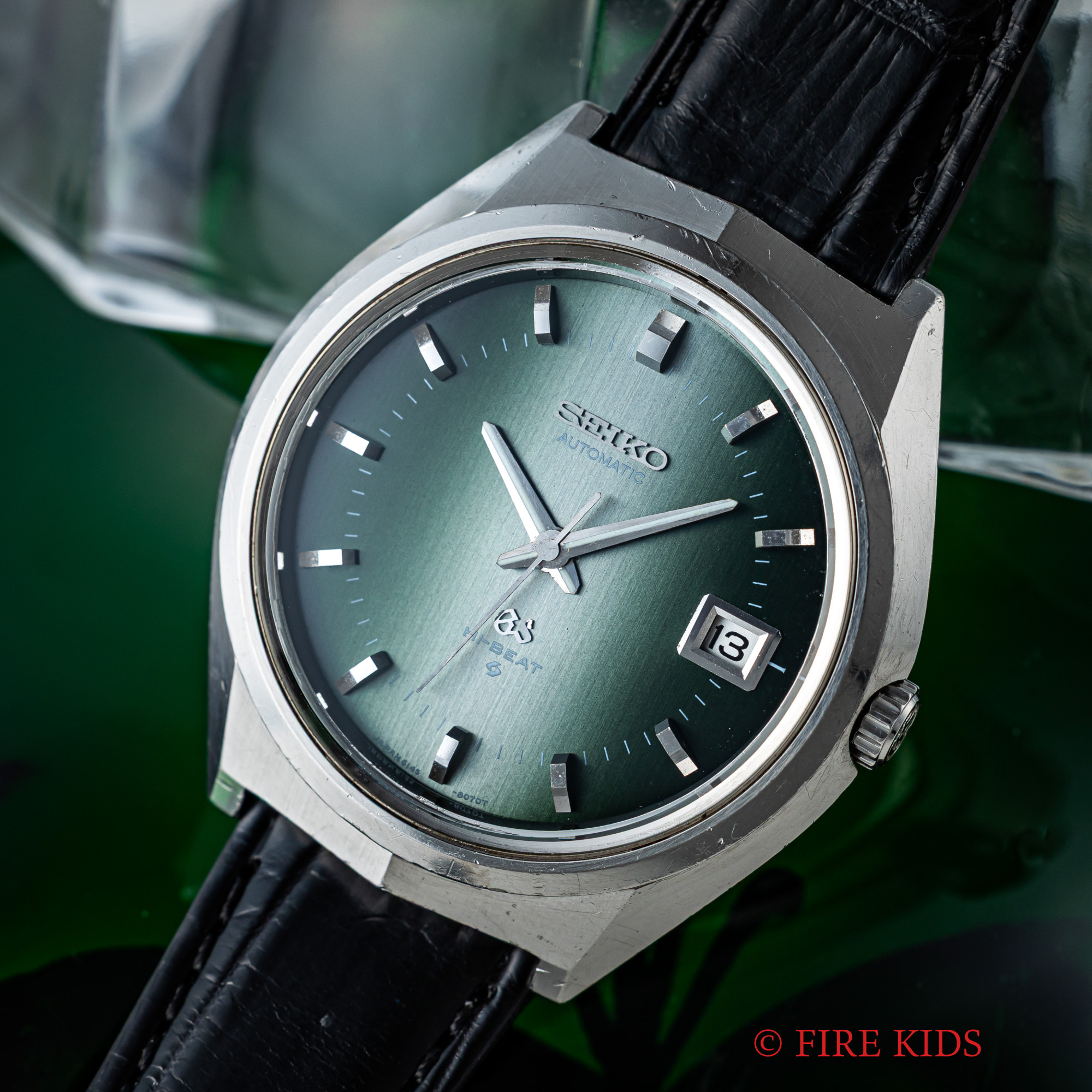 グランドセイコー 1972年製 61GS 10振動自動巻き グリーングラデーションダイヤル Ref.6145-8050