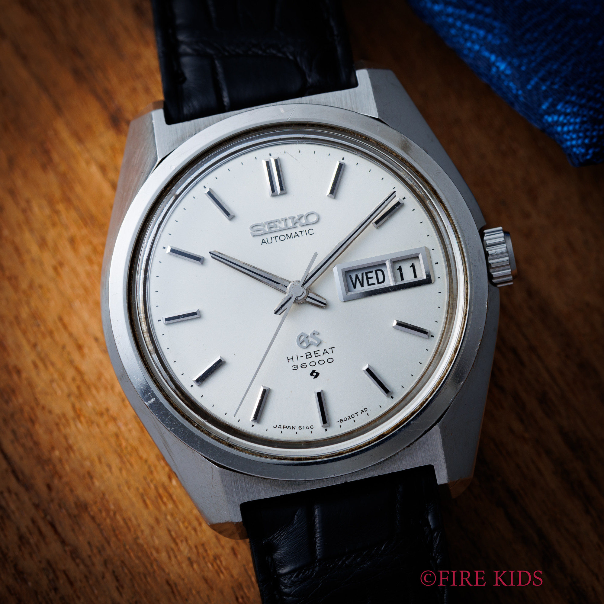 セイコー　グランドセイコー　61GS ref.6146-8000 1969年製　箱、GS基準合格証明書付き