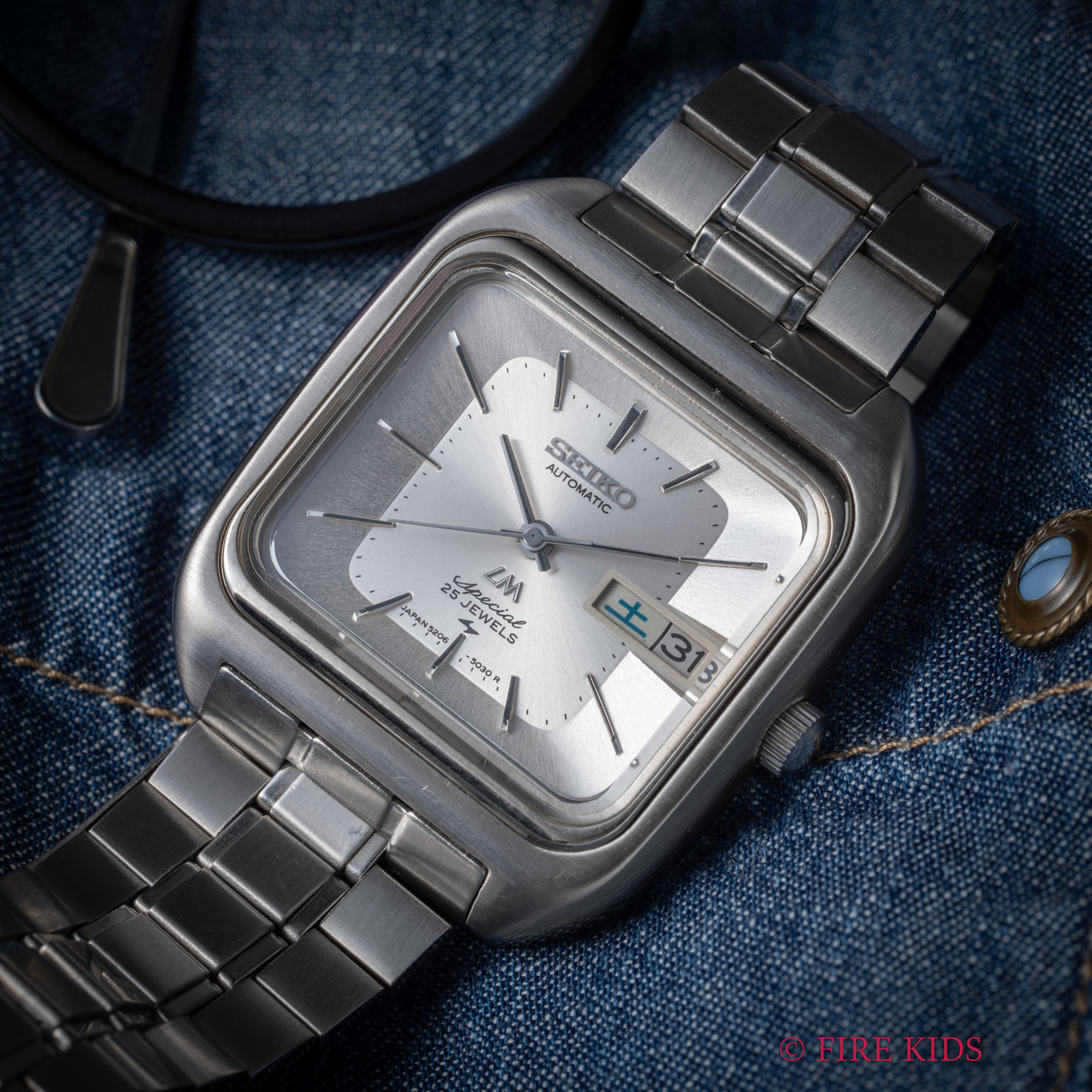 セイコー LMスペシャル スクエア型 Ref.5206-5030 1972年 シルバー